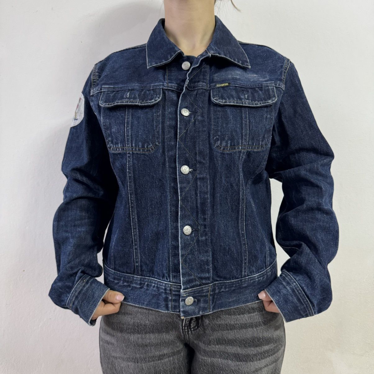 Diesel Vintage Diesel Avant Garde Y2k Jacket denim Size L / US 10 / IT 46 - 1 Thumbnail