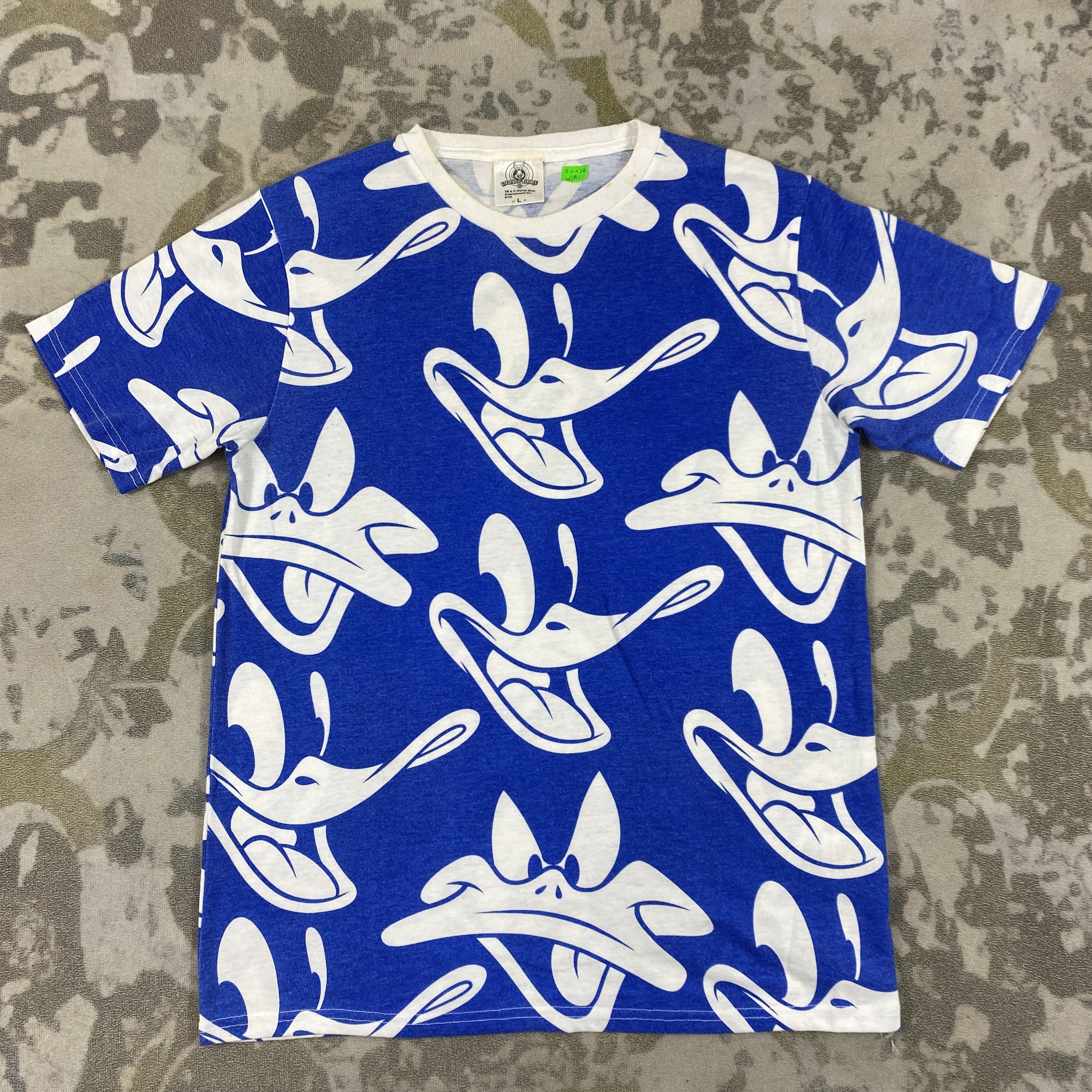 Cartoon Network Vintage Warner Bros Cartoon Donald Duck Full T-shirt -B045 Size US M / EU 48-50 / 2 - 1 Thumbnail