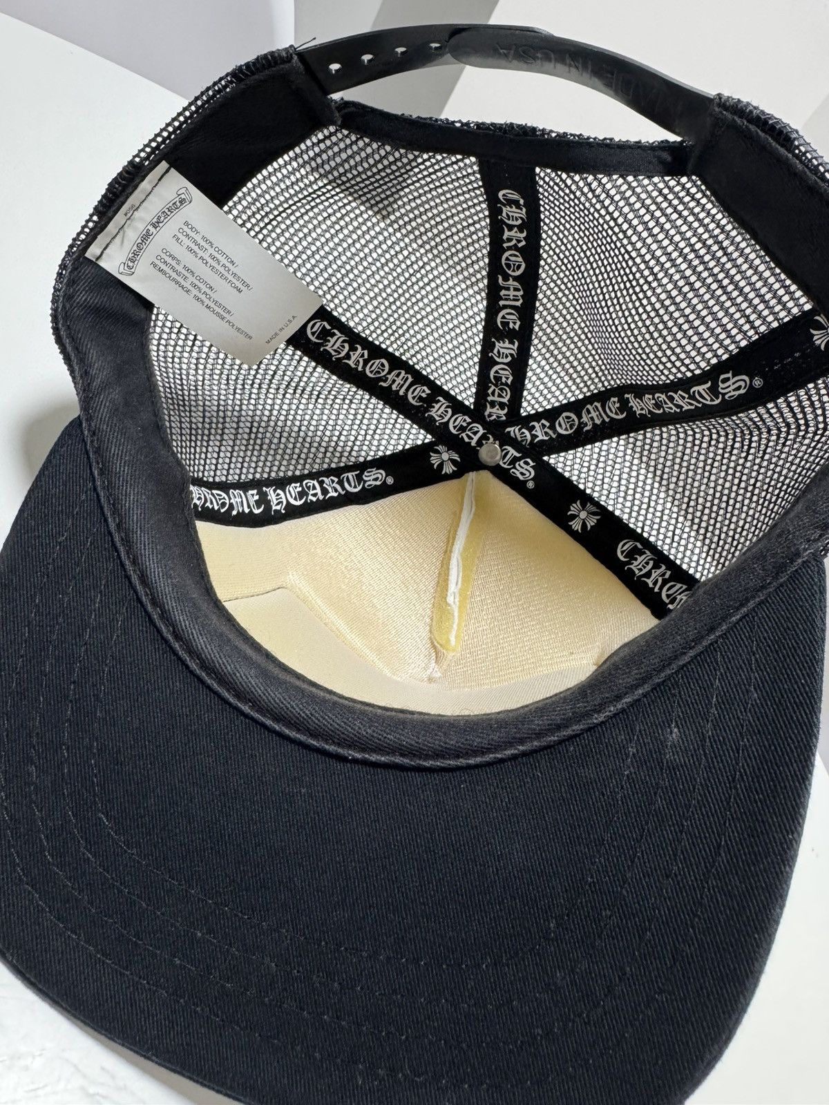 Chrome Hearts White and Black Chrome Hearts Trucker Hat Size ONE SIZE - 5 Thumbnail