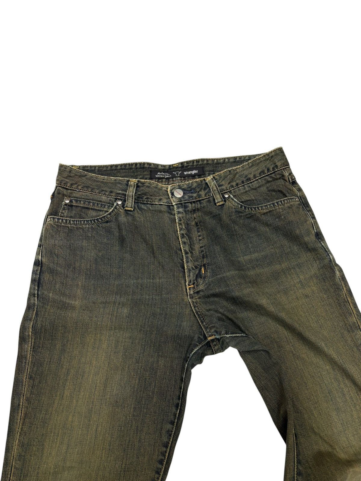 Kapital Flare Jeans Earthy Mud Wash Wrangler Rusty Denim Jeans Size US 32 / EU 48 - 9 Thumbnail