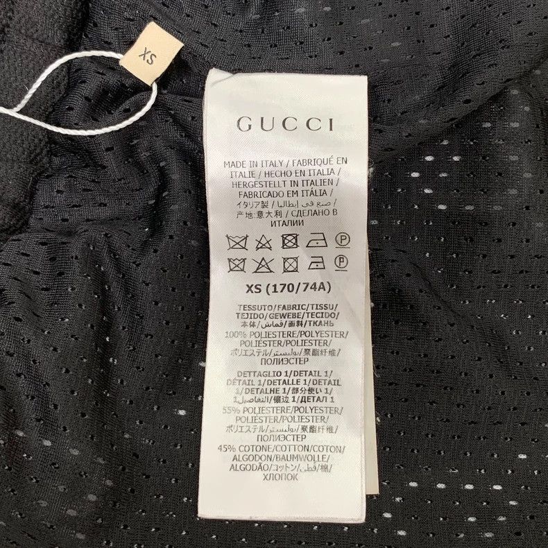 Gucci Gucci Size XS Black side stripe logo jiaxad full print dra Size US 27 - 6 Thumbnail