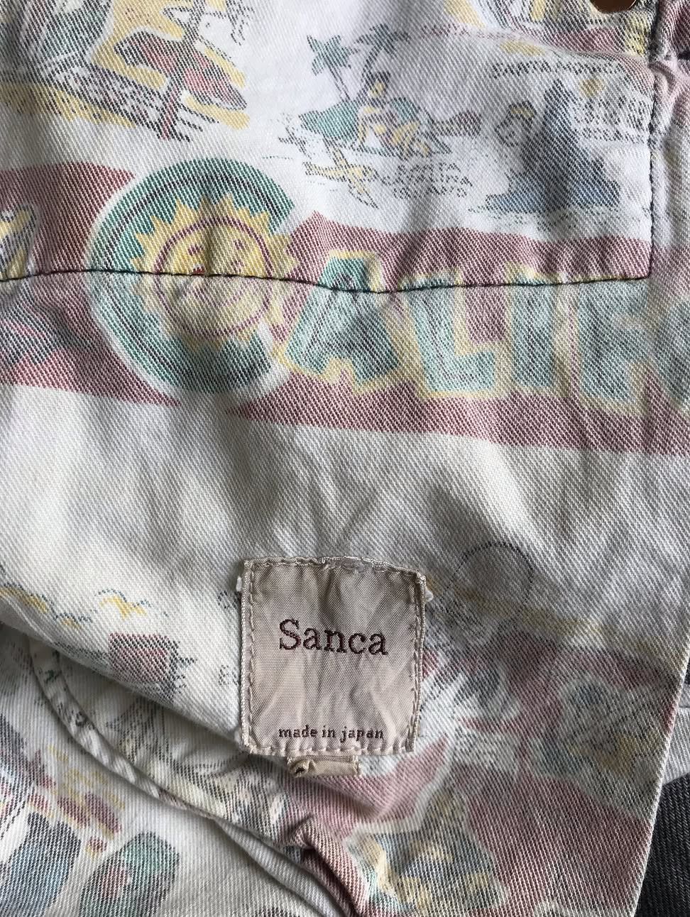 Japanese Brand × Sanca Cropped sanca denim half selvedge sashiko pattern Size US 32 / EU 48 - 4 Thumbnail