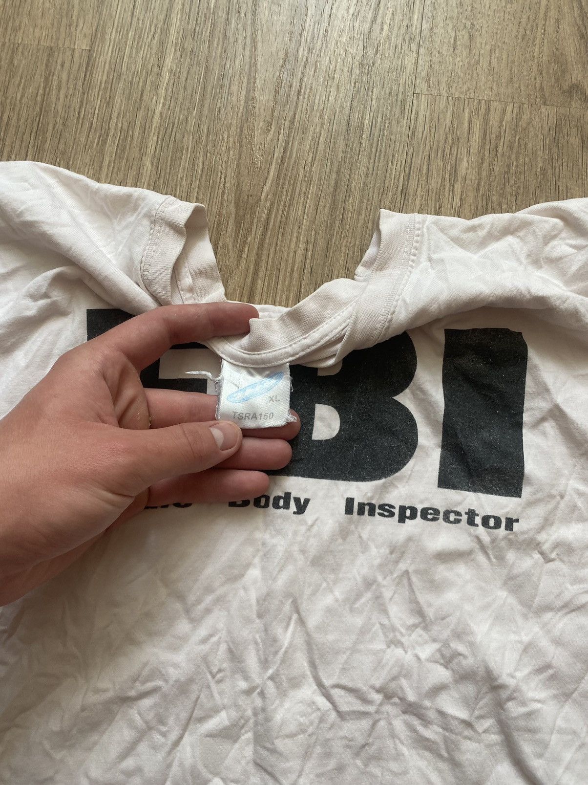 Vintage Vintage 90’s FBI Female Body Inspector big logo Y2K Shirt Size US L / EU 52-54 / 3 - 3 Thumbnail