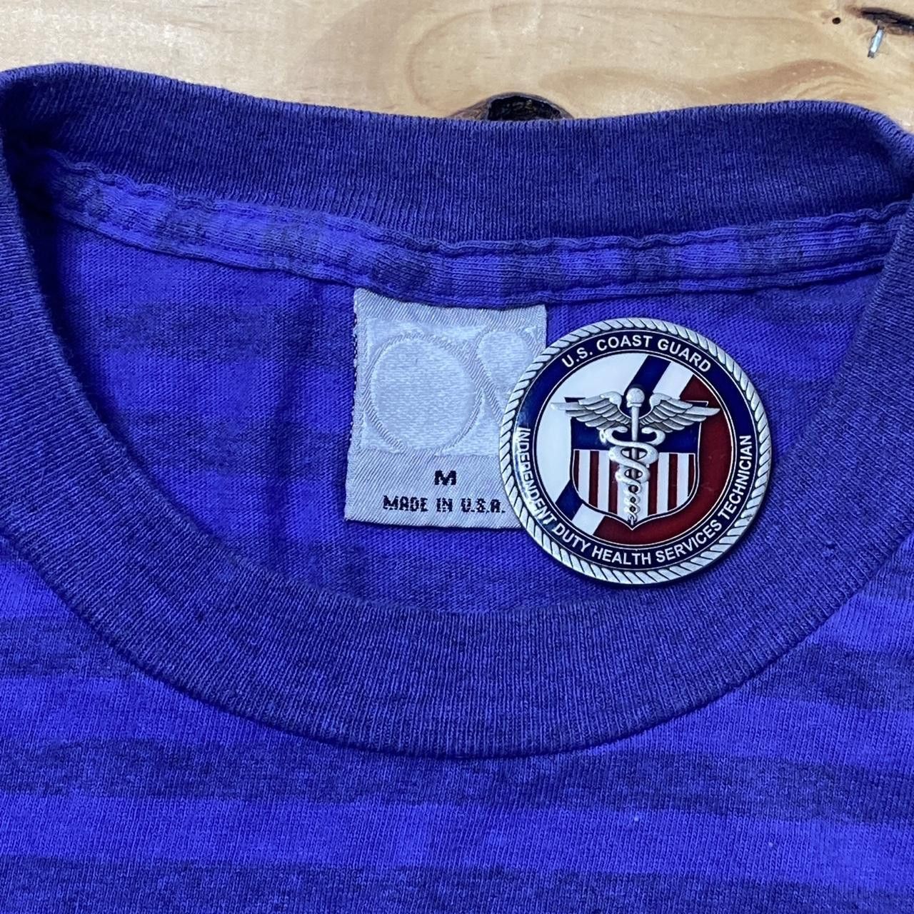 Ocean Pacific Vintage Ocean Pacific Purple Striped Surf Tee Size Medium Size US M / EU 48-50 / 2 - 4 Thumbnail