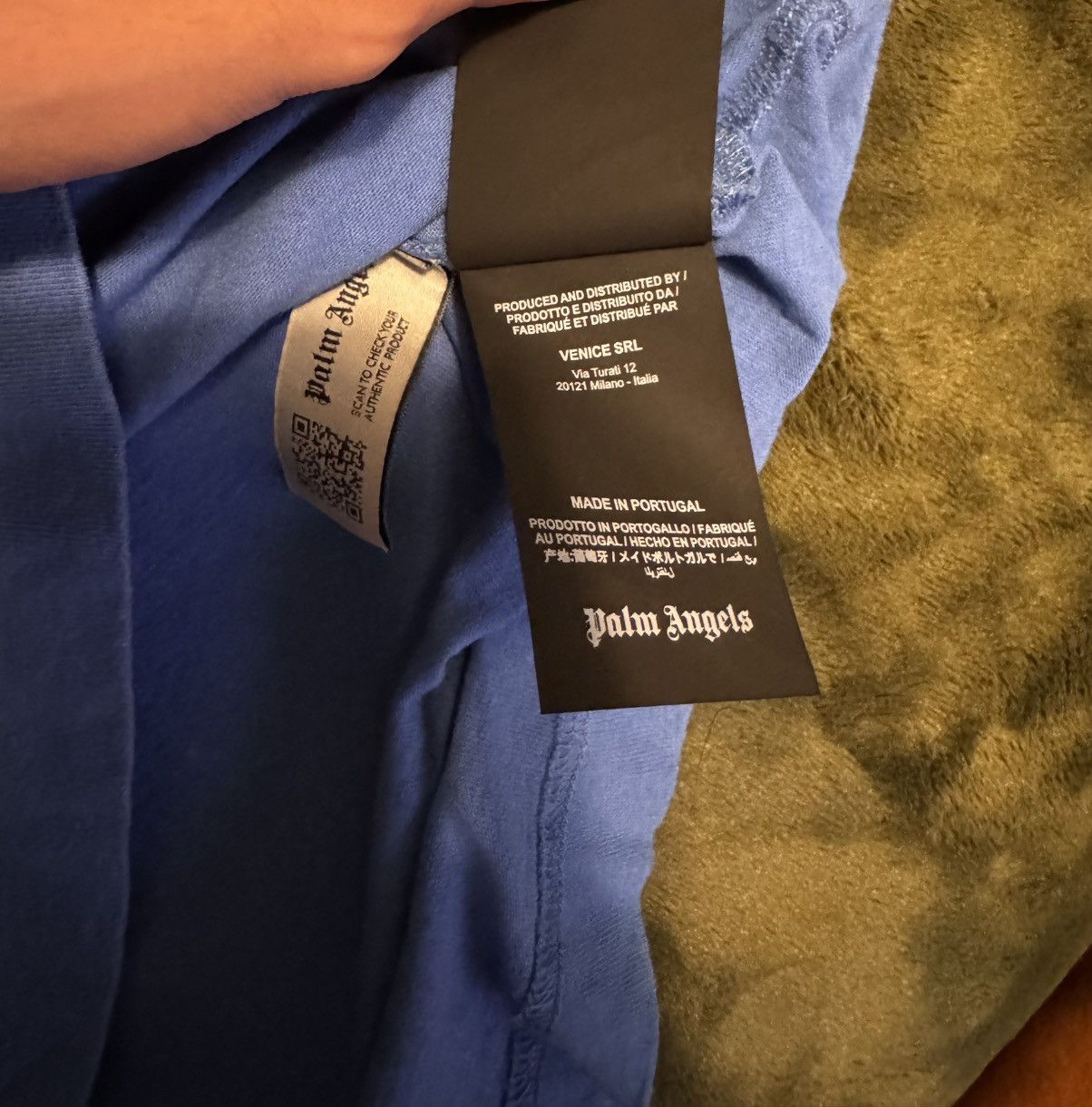 Palm Angels Palm Angels, Baggy Blue Tee Shirt Size US M / EU 48-50 / 2 - 5 Thumbnail