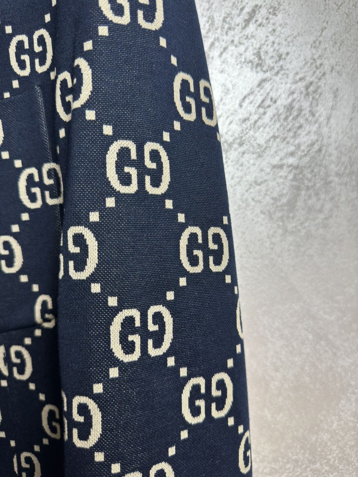 Gucci Gucci GG Monogram Black Blazer Jacket Size 48R - 9 Thumbnail