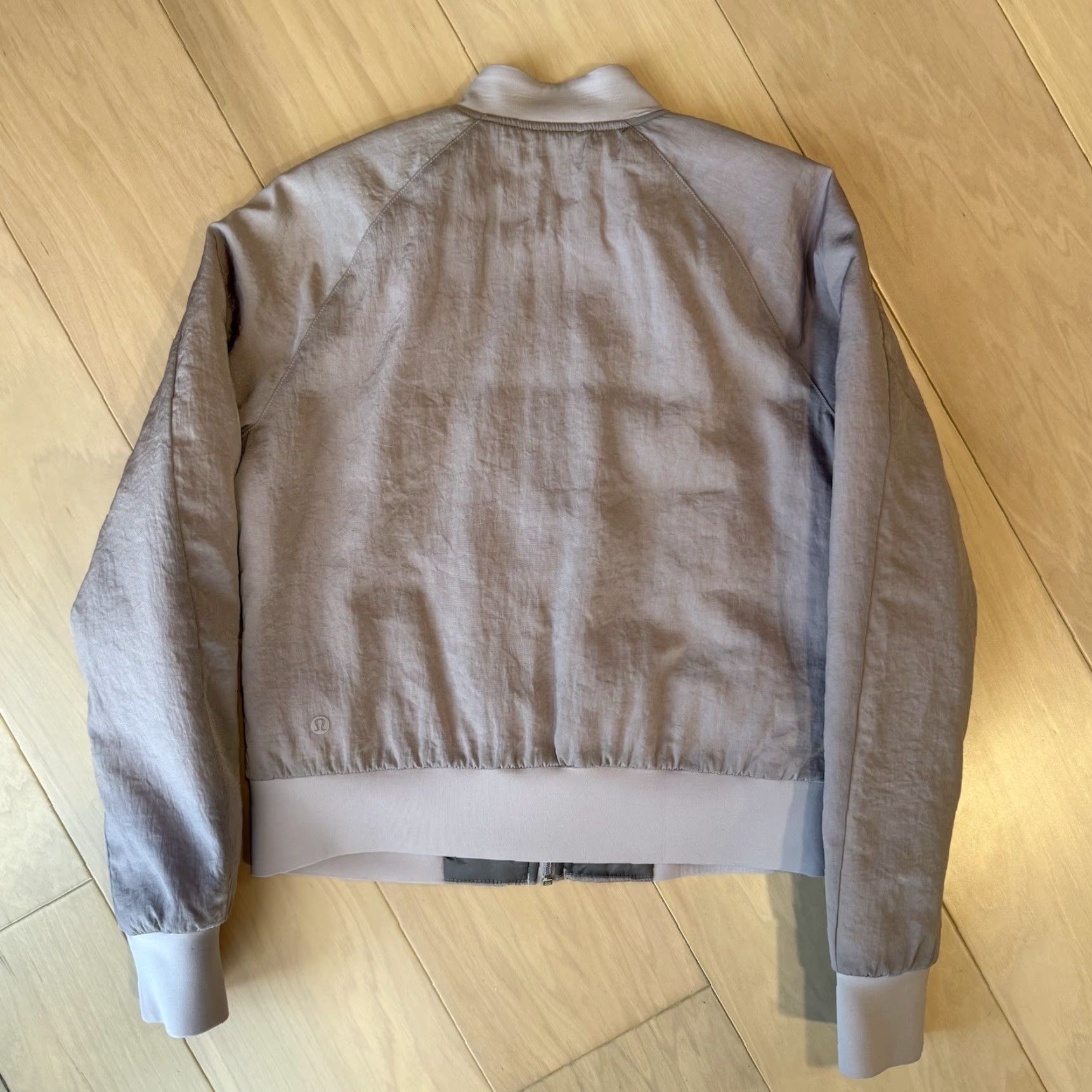 Lululemon Lululemon Non Stop Bomber Women's 6 Mauve Reversible Jacket Athleisure Full Zip Shirt Size M / US 6-8 / IT 42-44 - 7 Thumbnail