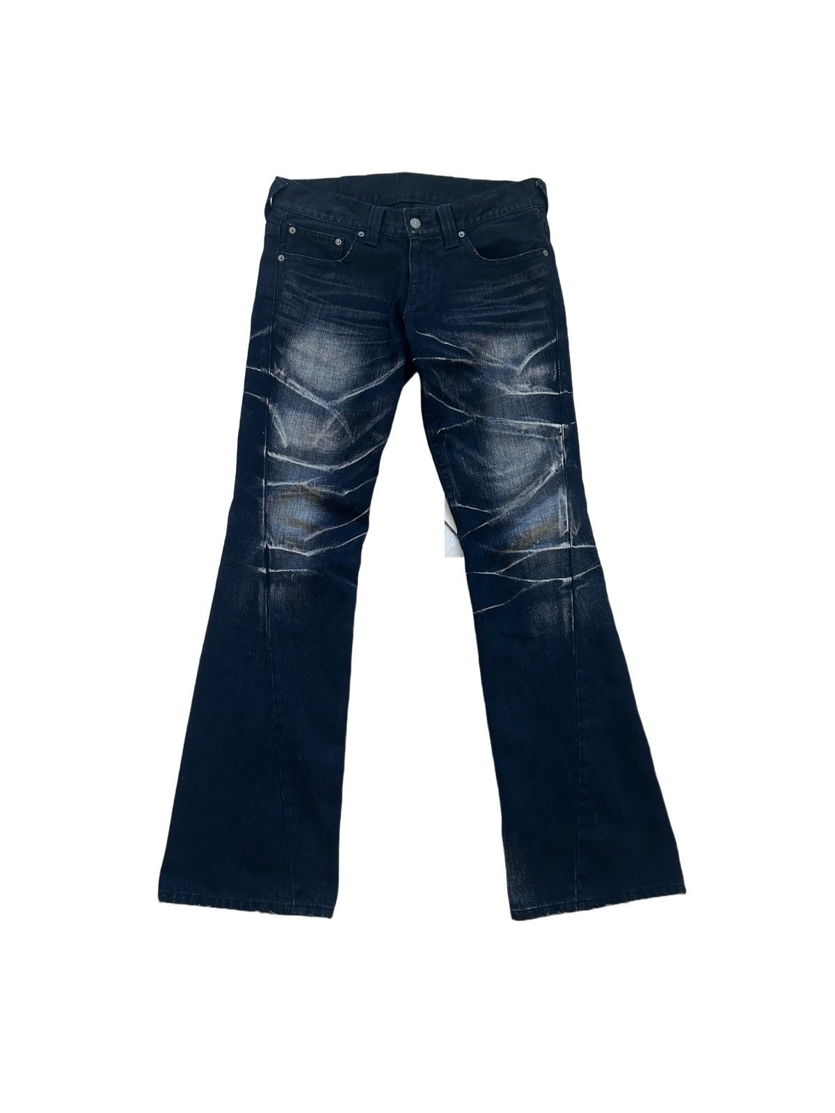 image of Tornado Mart Jeans Twisted Seams in Black, Men's (Size 33)
