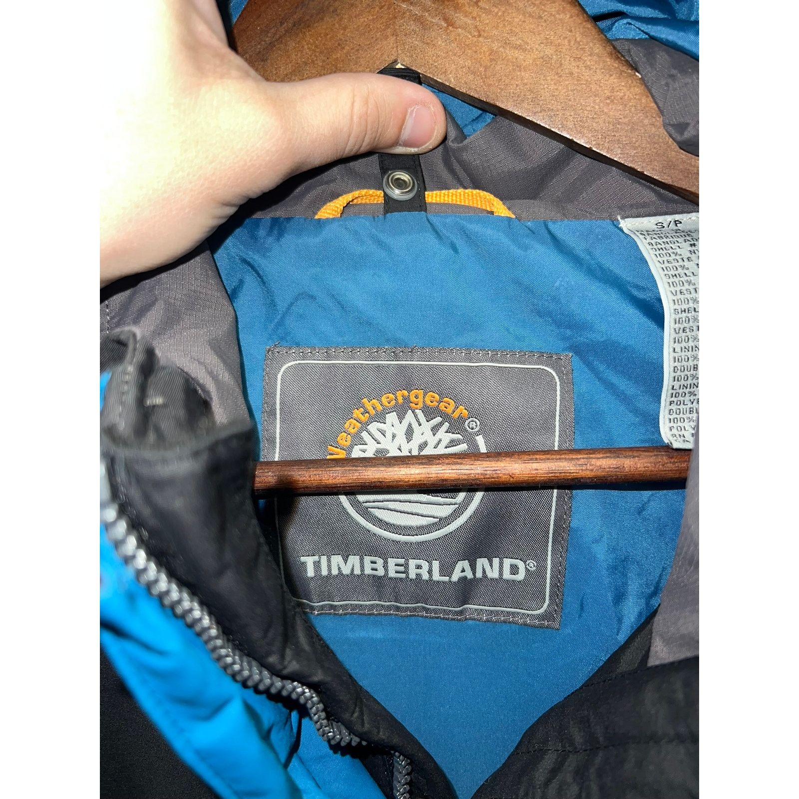 Vintage Timberland Weathergear Jacket Black Outdoor Ski 2000s VTG S Size US S / EU 44-46 / 1 - 7 Thumbnail