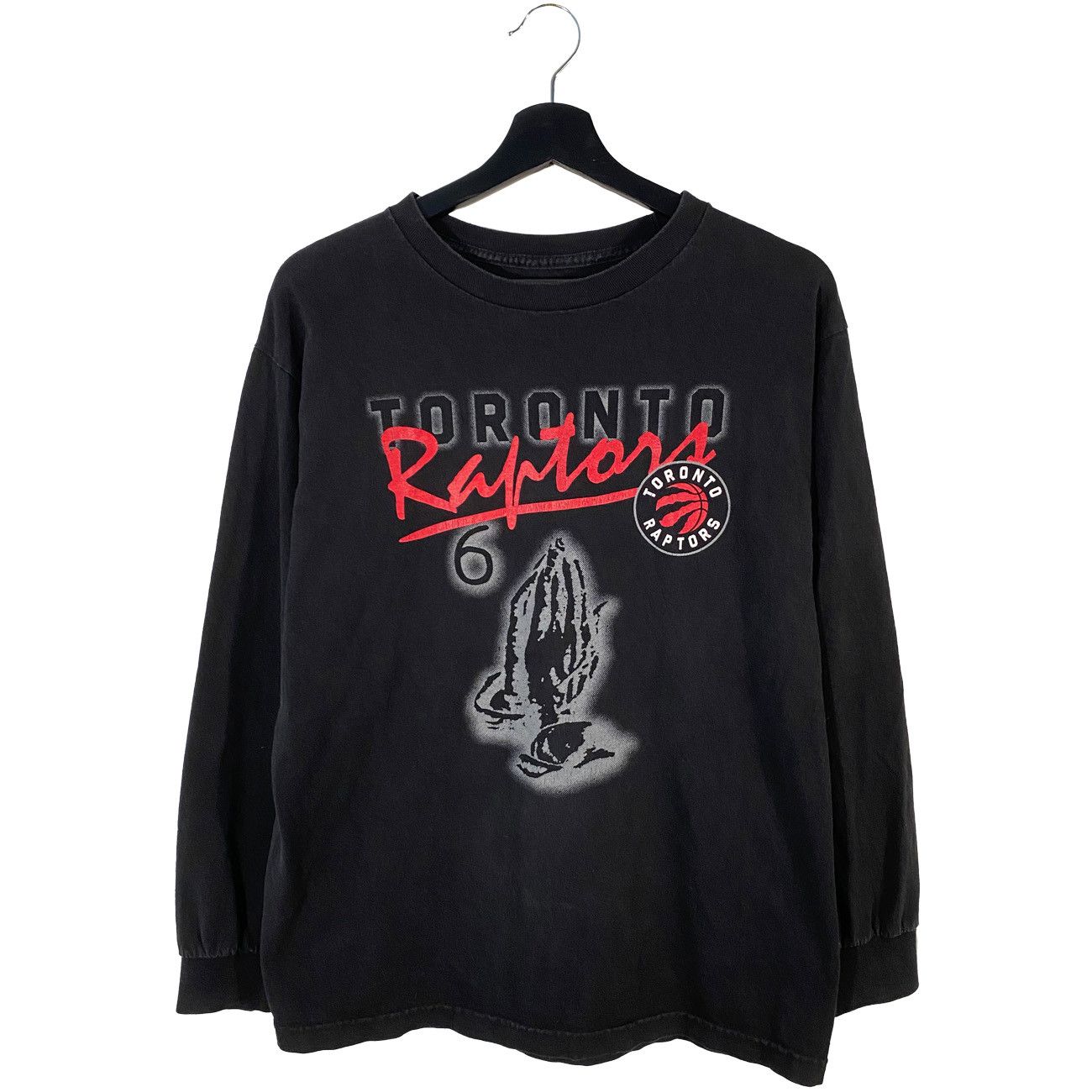 Drake Toronto Raptors Drake Night Long Sleeve T-shirt Size US M / EU 48-50 / 2 - 1 Thumbnail