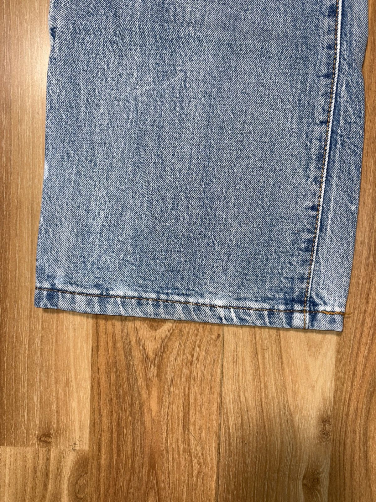 Levi's Levi's Distressed Straight Jeans Built-in Drawstring 32x32 Size US 32 / EU 48 - 6 Thumbnail