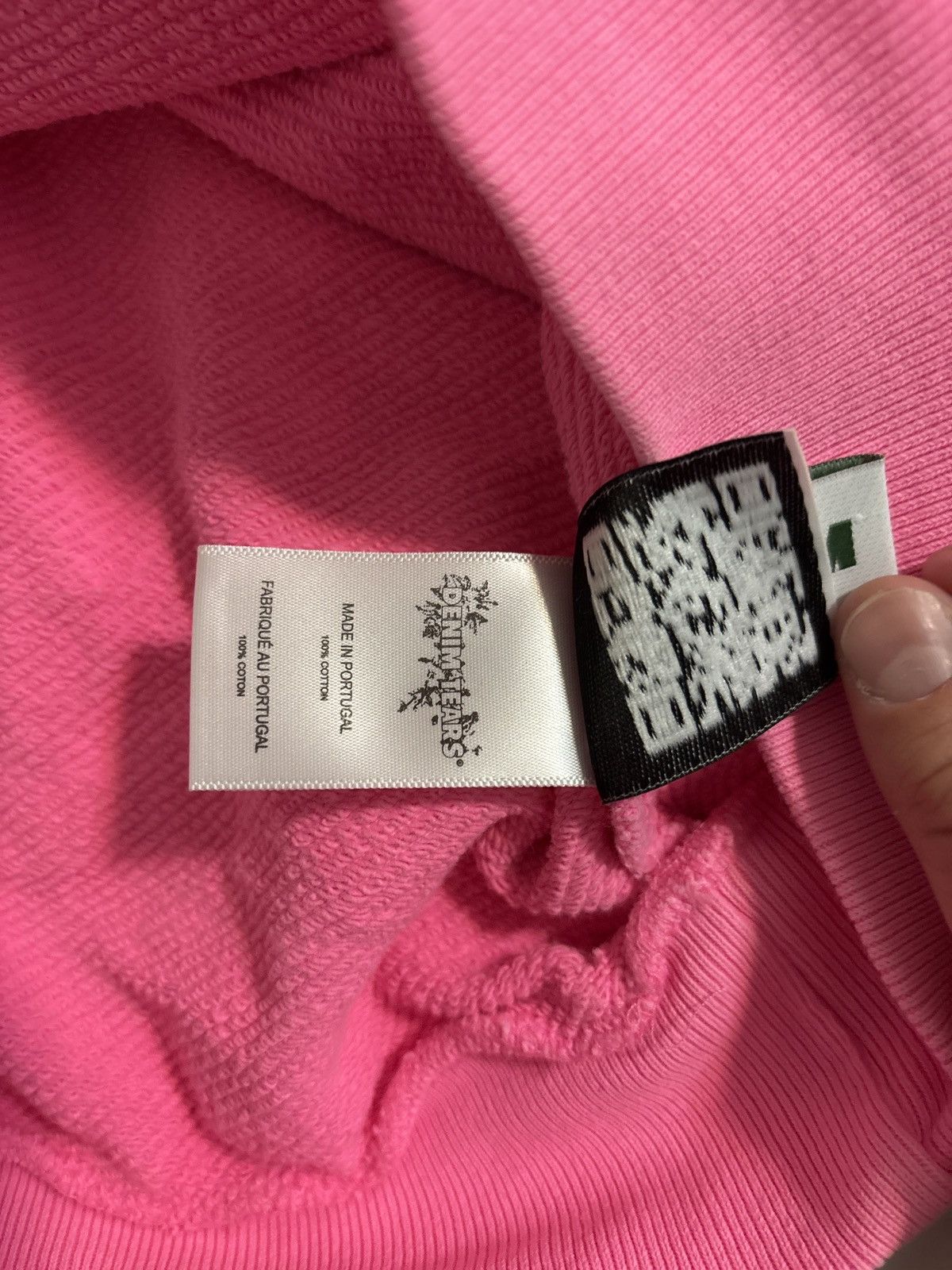 DENIM TEARS Denim Tears Pink Mono Wreath Hoodie Size US M / EU 48-50 / 2 - 7 Thumbnail