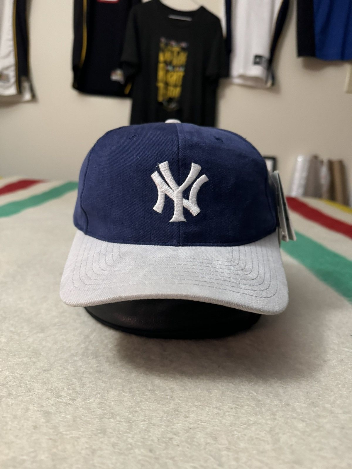 1990s New York Yankees Starter Snapback Hat Cap World Series Champion outlet distressed