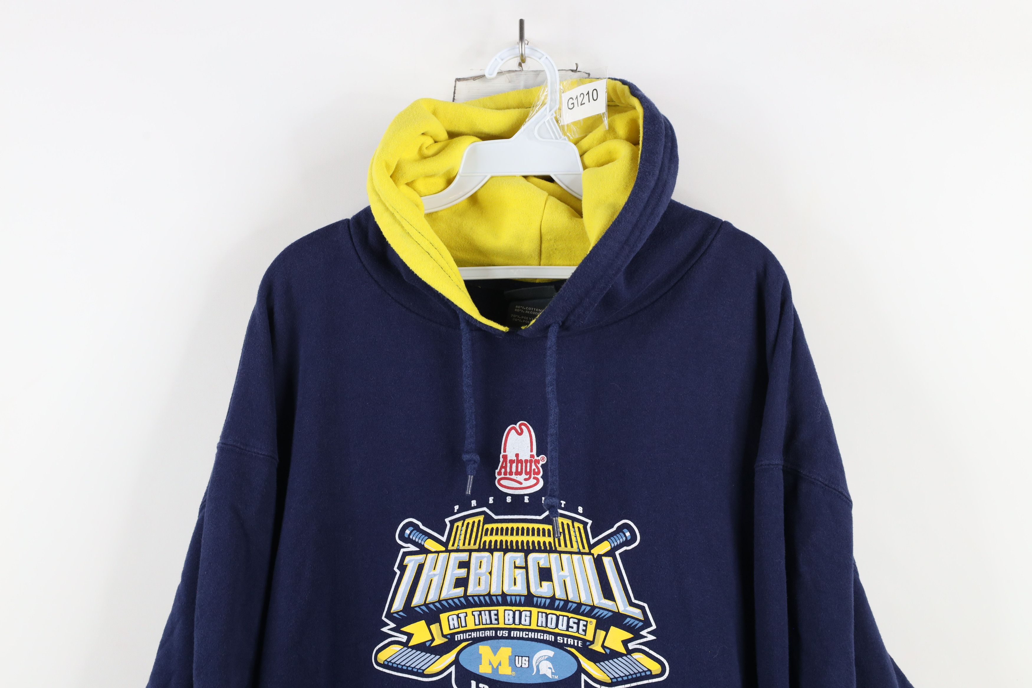 Vintage Vintage Y2K University Michigan State University Hoodie Size US XXL / EU 58 / 5 - 2 Thumbnail