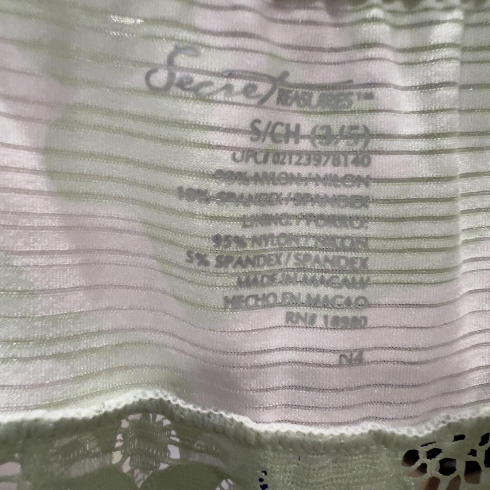 Other Secret Treasures Women's Camisole Slip in Light Green Floral Size ONE SIZE - 3 Thumbnail
