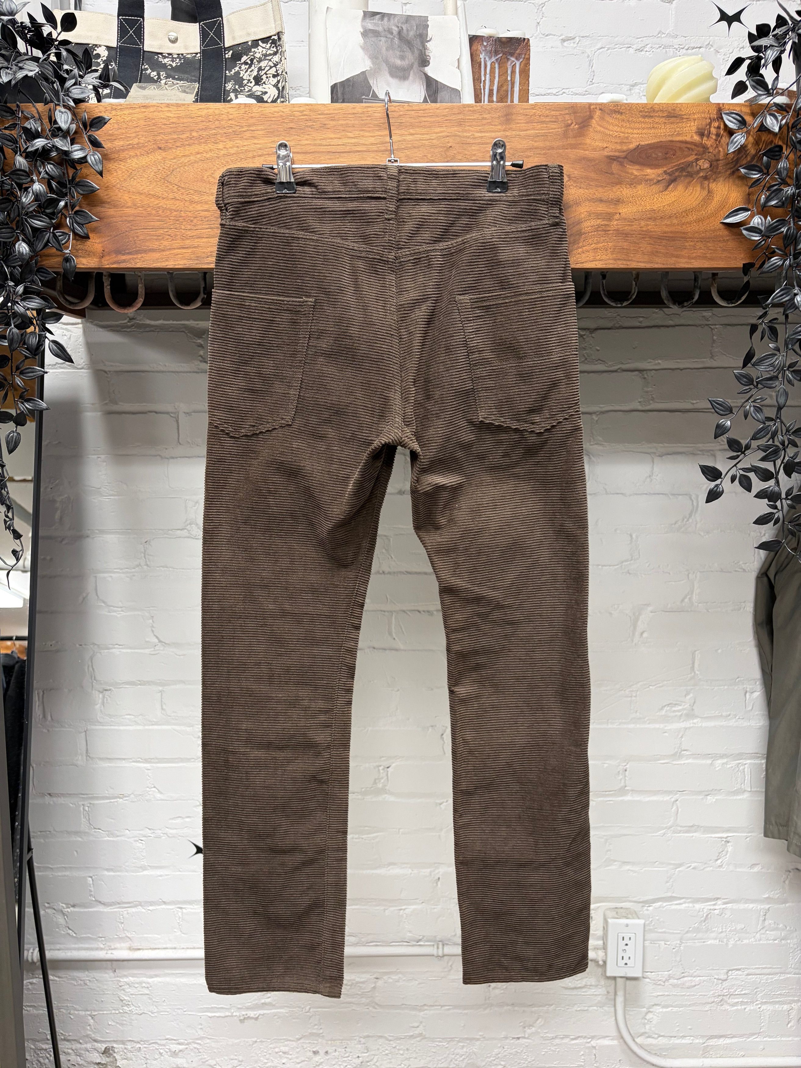 Undercover AW2005 Undercover ‘Arts & Crafts’ Faded Brown Corduroy Denim Size US 30 / EU 46 - 4 Thumbnail
