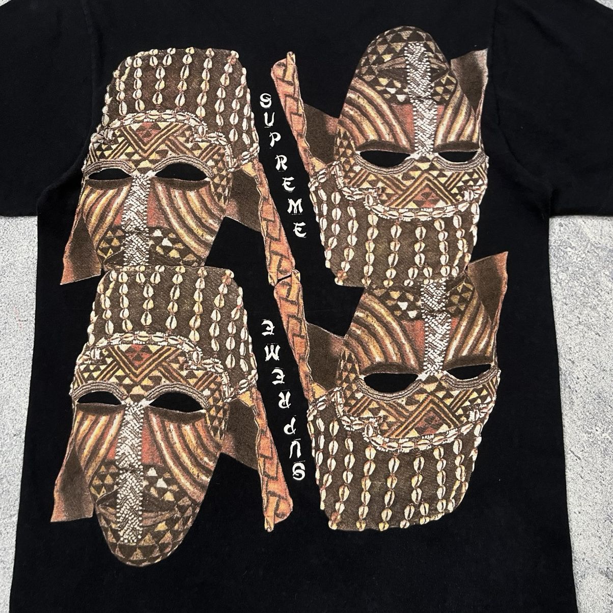 Supreme FW 14 Supreme African Mask T-Shirt Size US S / EU 44-46 / 1 - 3 Thumbnail