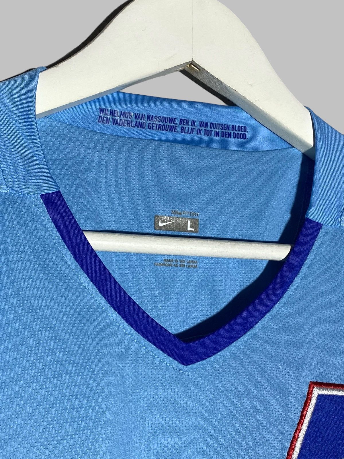 Vintage Vintage 00s Nike Netherlands 2008 Away Soccer Jersey Size US L / EU 52-54 / 3 - 8 Thumbnail