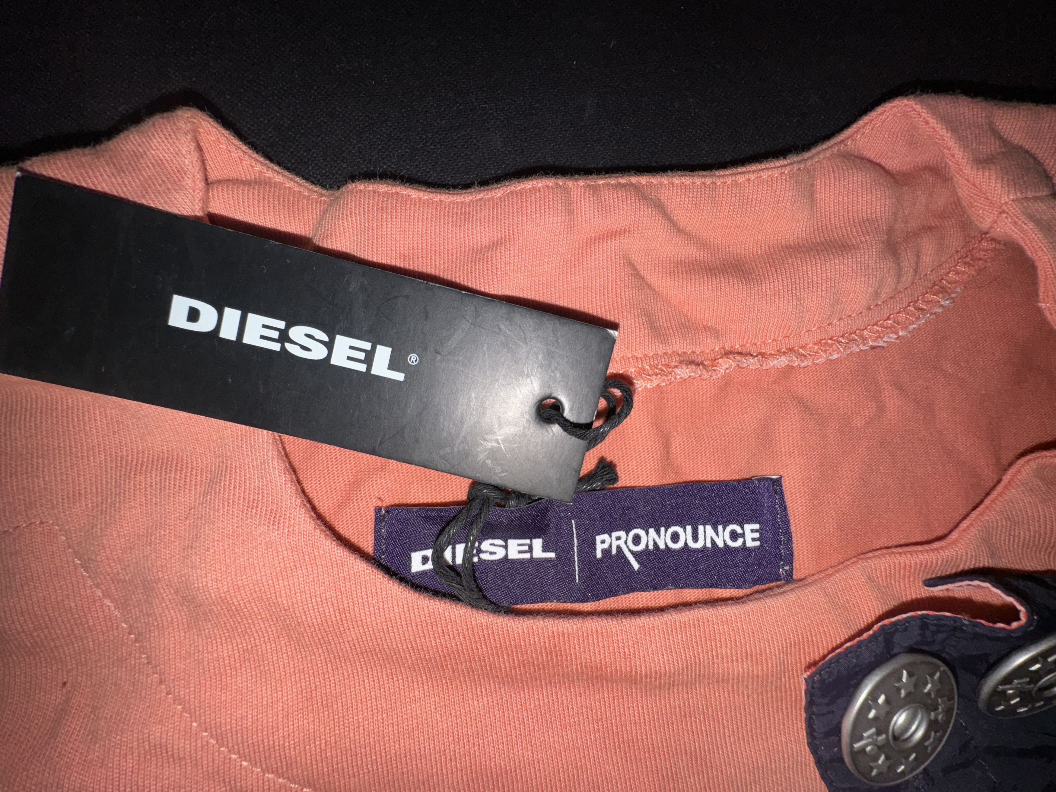 Diesel Brand New! Diesel X Pronounce - Luxury T-Shirt - Large Size US L / EU 52-54 / 3 - 7 Thumbnail