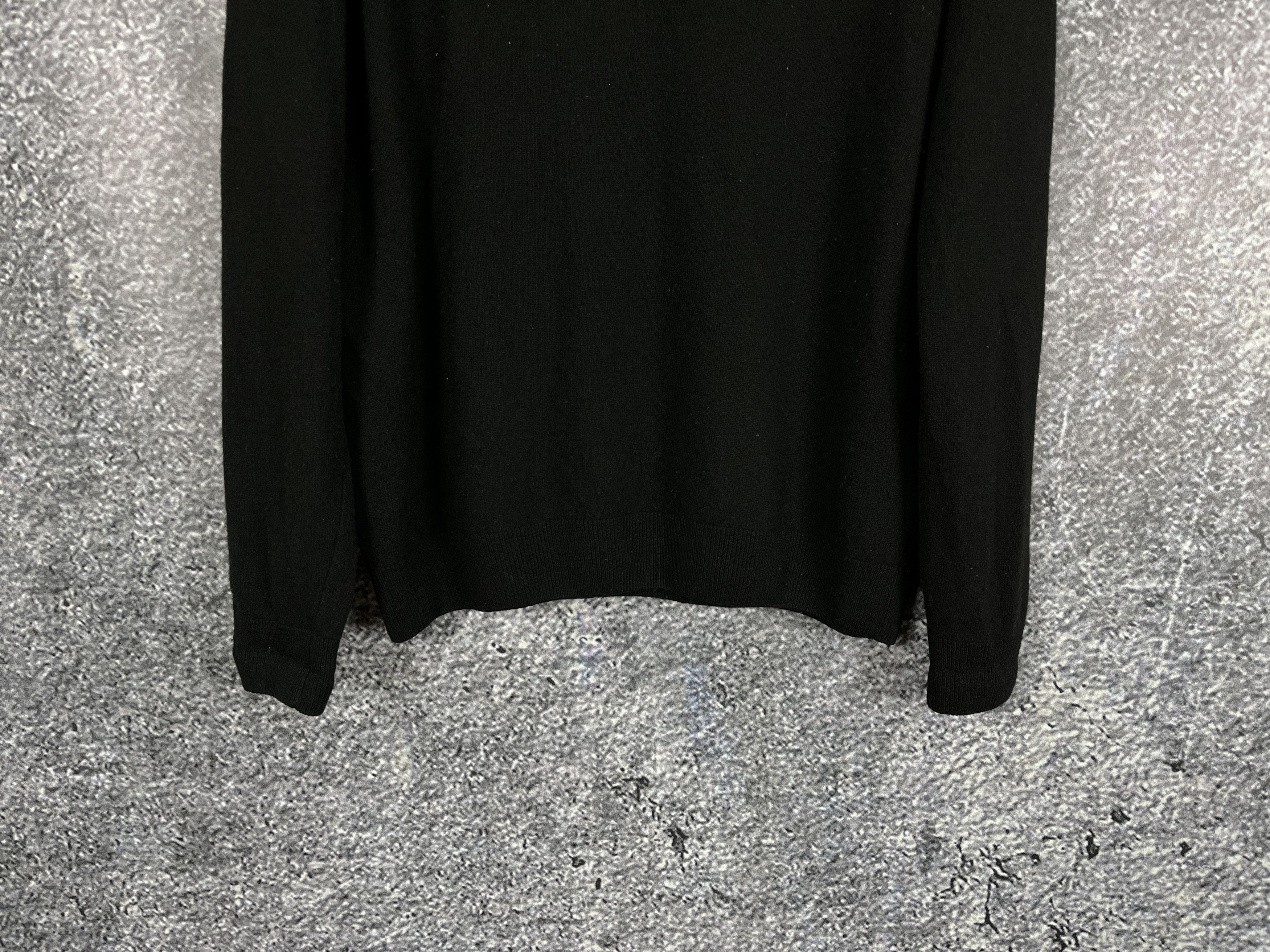 Lacoste Lacoste Wool Crewneck Sweater Black Pullover Size 6 (XL) Size US XL / EU 56 / 4 - 3 Thumbnail