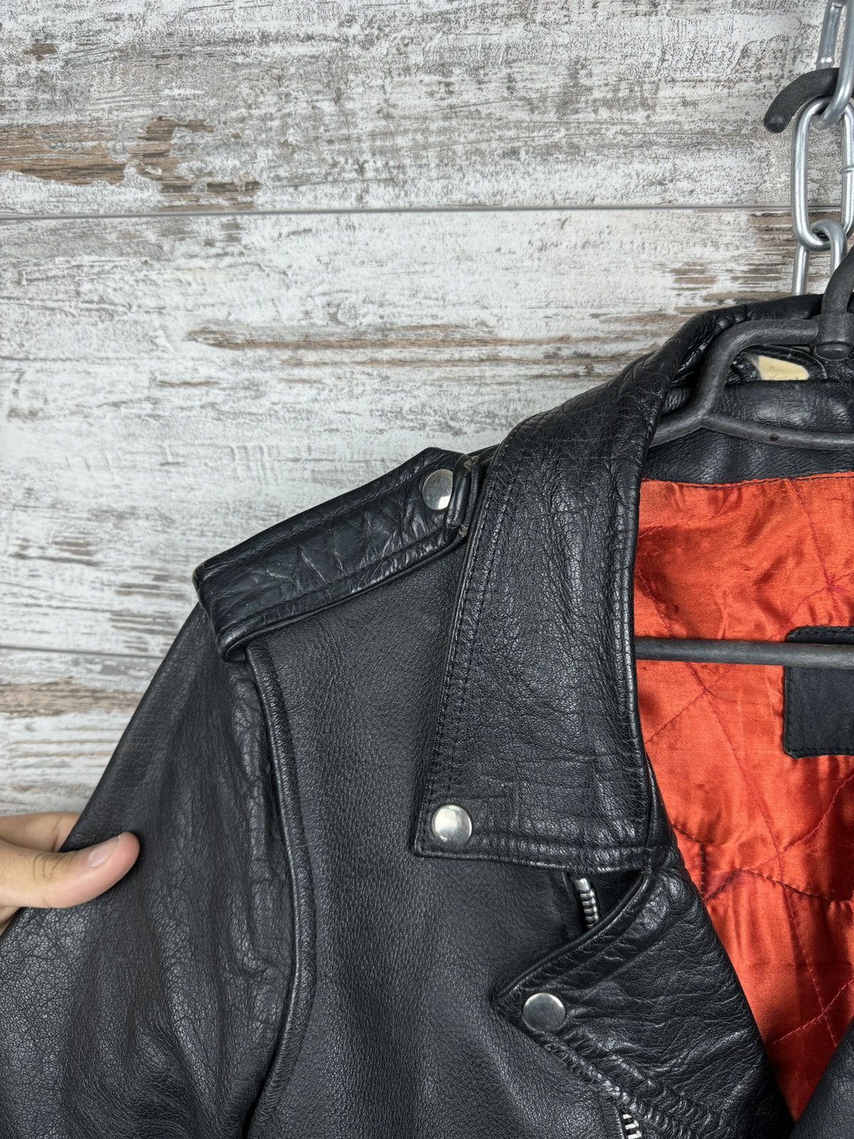 Harley Davidson Womens Harley Davidson Style Leather Jacket Racing rare Size XS / US 0-2 / IT 36-38 - 11 Thumbnail