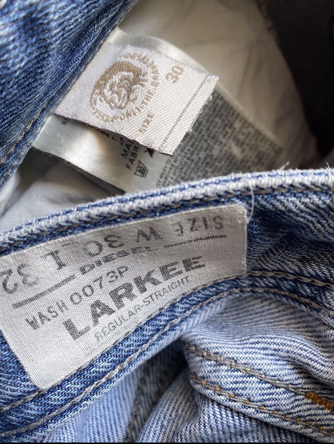 Diesel Diesel Vintage Blue Denim Y2K Pants Size US 31 - 6 Thumbnail