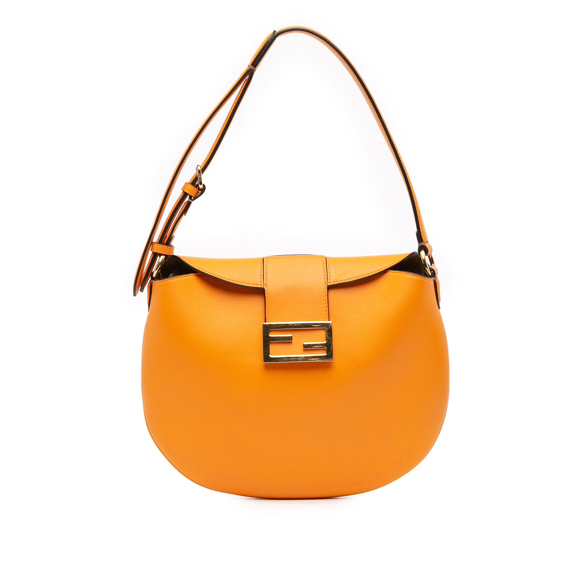 Fendi Small Leather Croissant Hobo Bag Size ONE SIZE - 1 Thumbnail