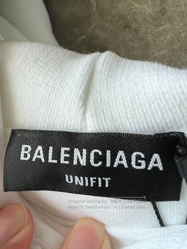 Balenciaga Balenciaga Logo Ripped Sweater Size US S / EU 44-46 / 1 - 3 Thumbnail