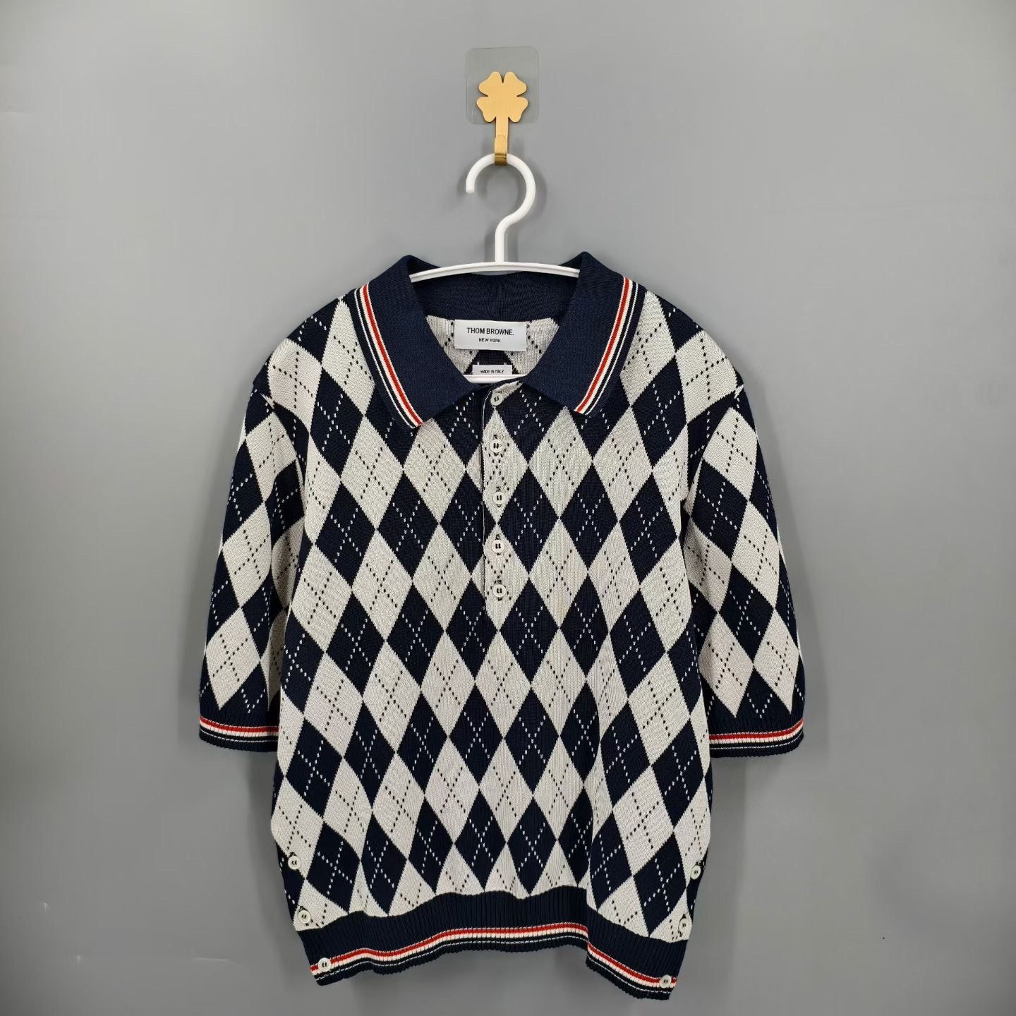 Thom Browne Thom Browne Plaid Brown Polo xs Men Size US XS / EU 42 / 0 - 1 Thumbnail
