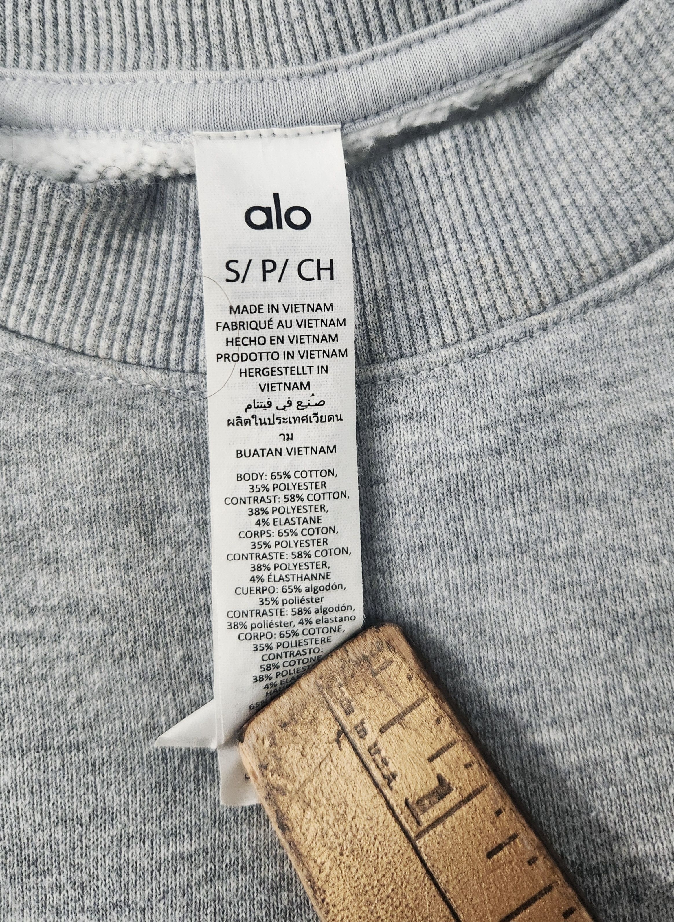 Alo Alo Yoga Accolade CrewNeck Pullover Heather Grey Small Size S / US 4 / IT 40 - 5 Thumbnail