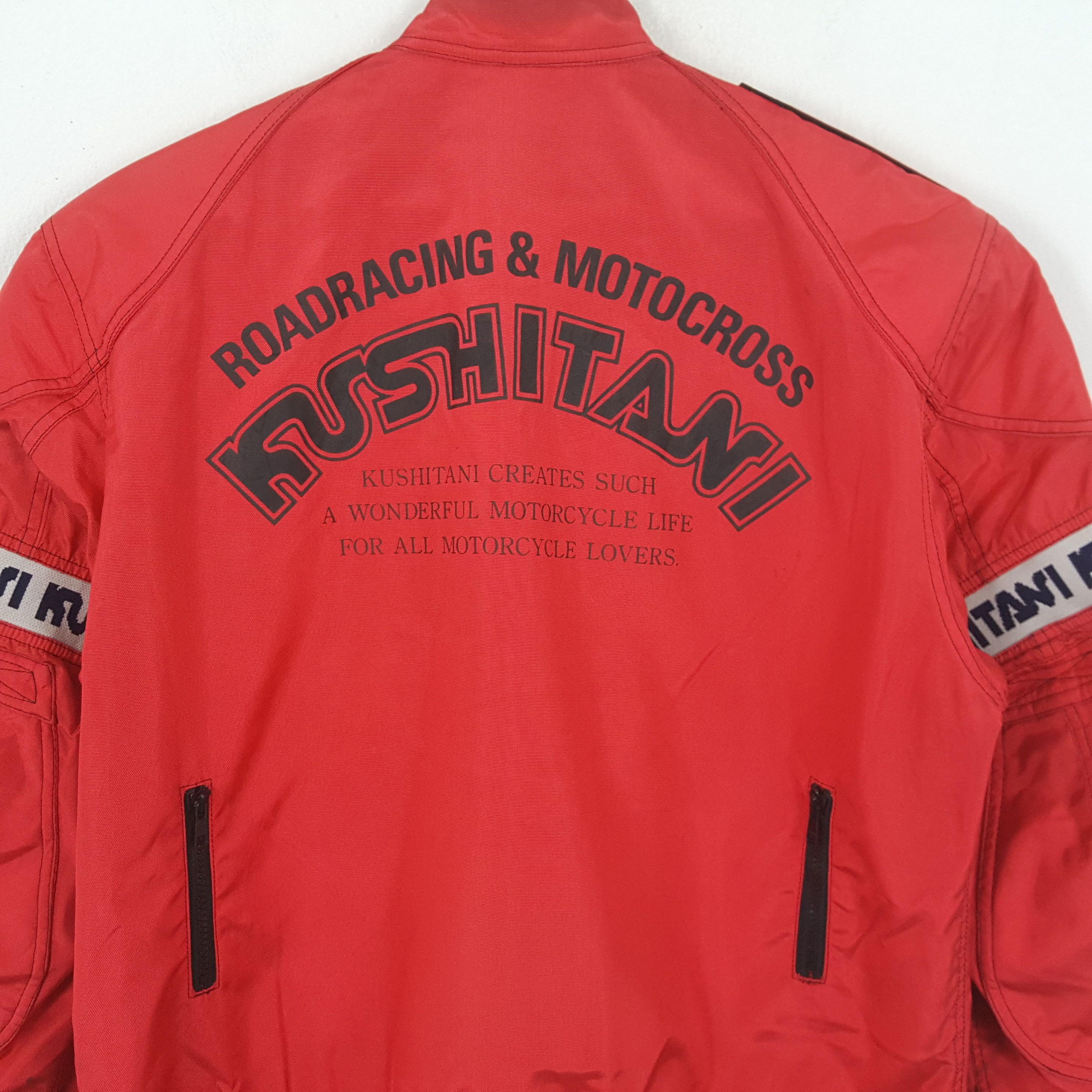 Vintage Roadracing & Motocross KUSHITANI Motorcycle Jacket Size US L / EU 52-54 / 3 - 2 Thumbnail