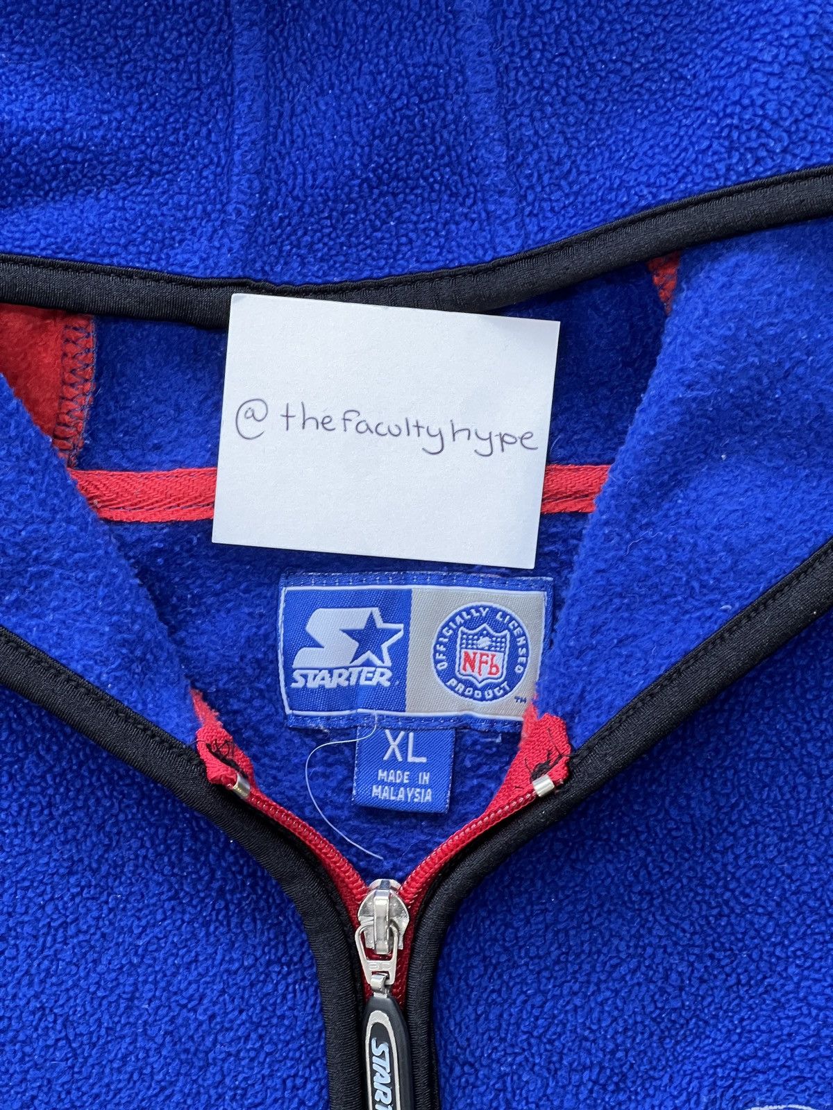 NFL × Vintage Vintage NFL Starter 90s New England Patriots Jacket XL Size US XL / EU 56 / 4 - 3 Thumbnail