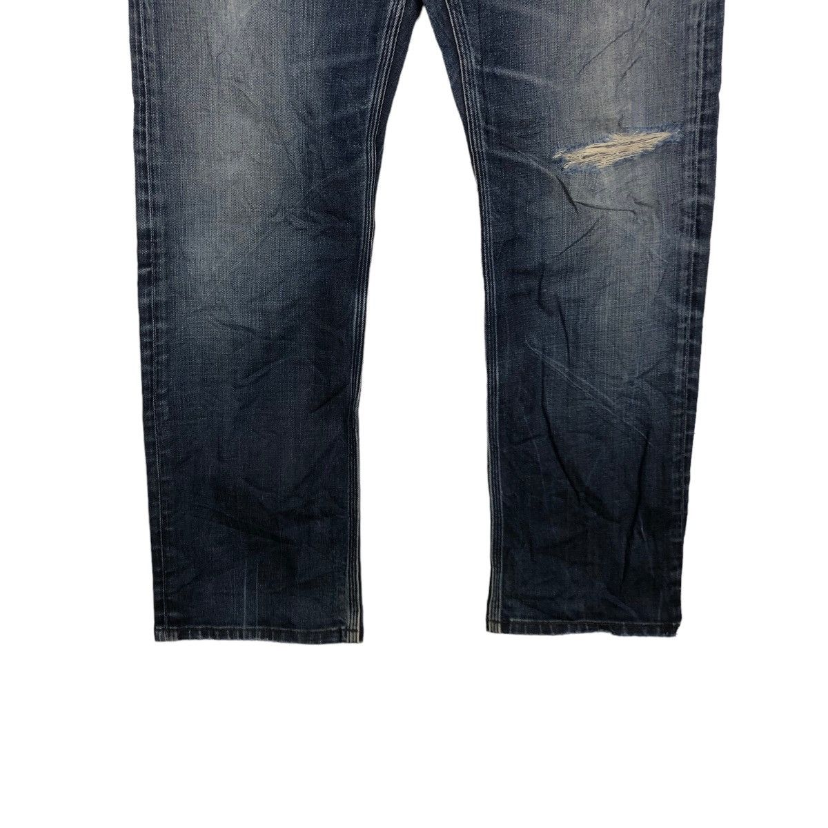 Japanese Brand 🔥Rare 90’s Vintage Distressed Denim Jeans Back Number Japan Size US 32 / EU 48 - 4 Thumbnail