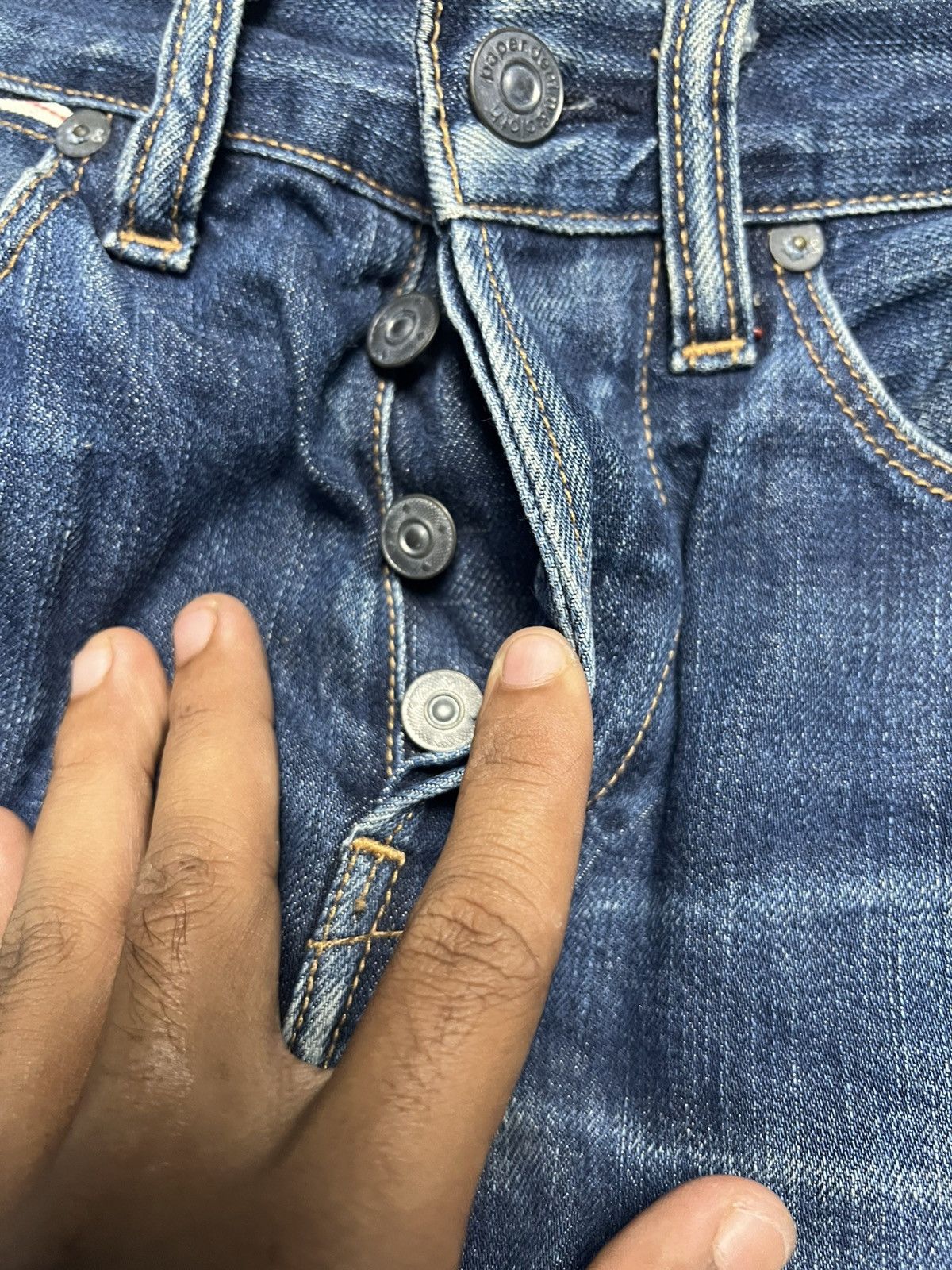 Paper Denim & Cloth Vintage Paper Denim & Cloth MadeInUSA Straight Leg Jeans(45) Size US 29 - 8 Thumbnail