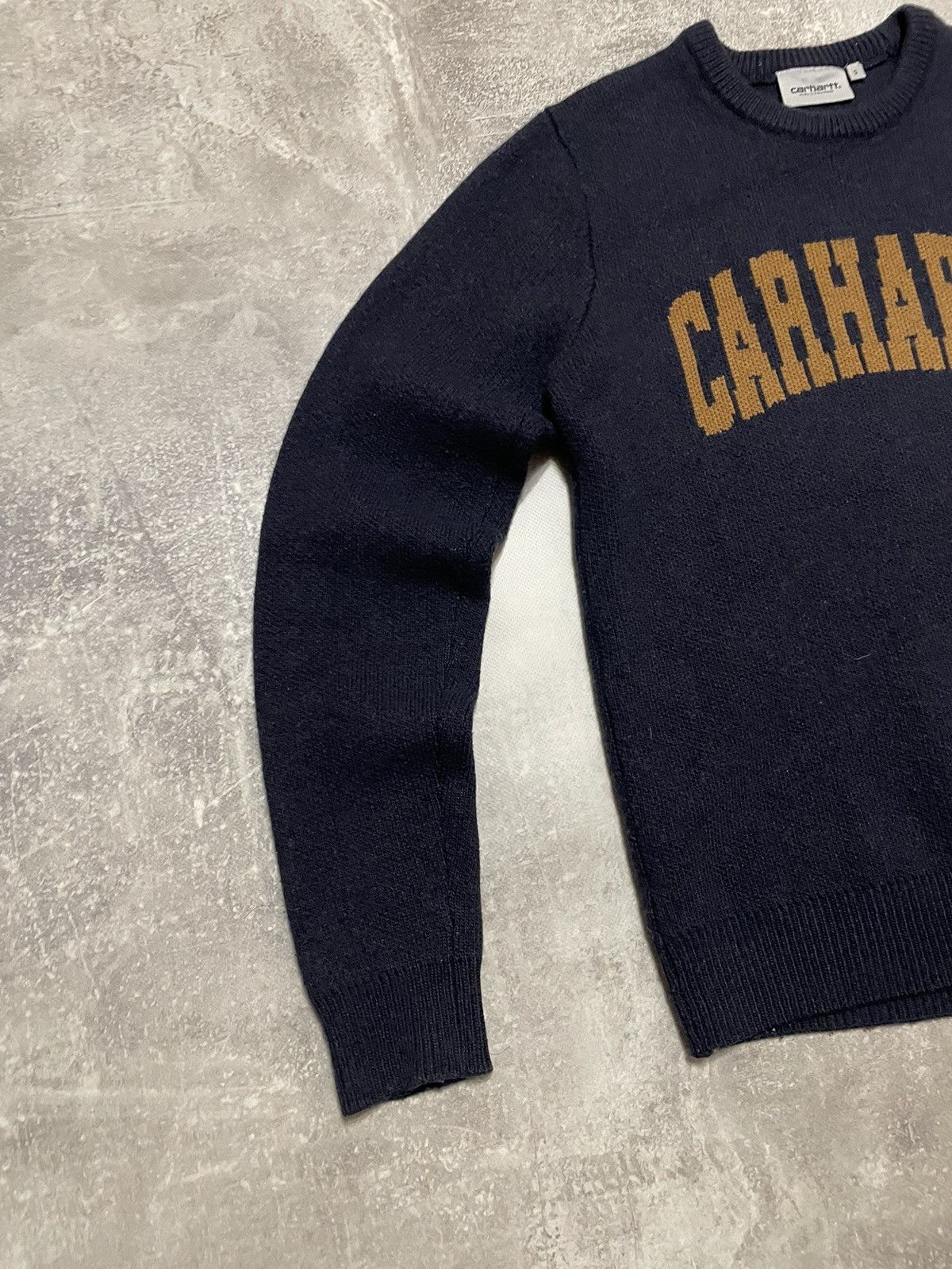 Carhartt Vintage Carhartt University Script Lambswool Sweater Size US S / EU 44-46 / 1 - 4 Thumbnail