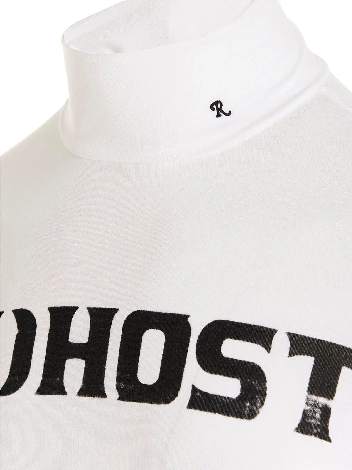 Raf Simons o1y0325 Logo Turtleneck T-Shirt in White Size US S / EU 44-46 / 1 - 3 Thumbnail