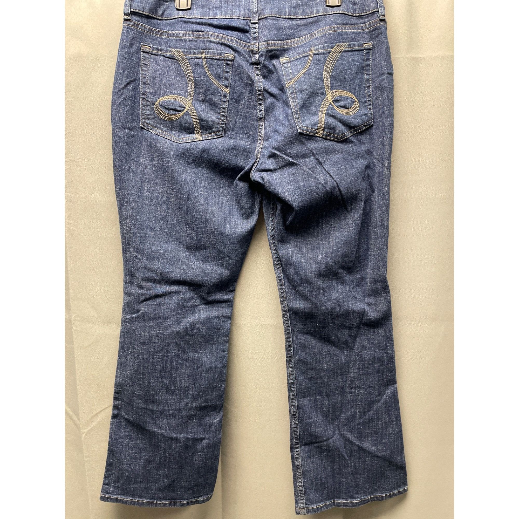 Other Riders by Lee Women's Blue Jeans Mid Rise, Boot Cut, Size 16 Size 38" / US 16 / IT 52 - 2 Thumbnail