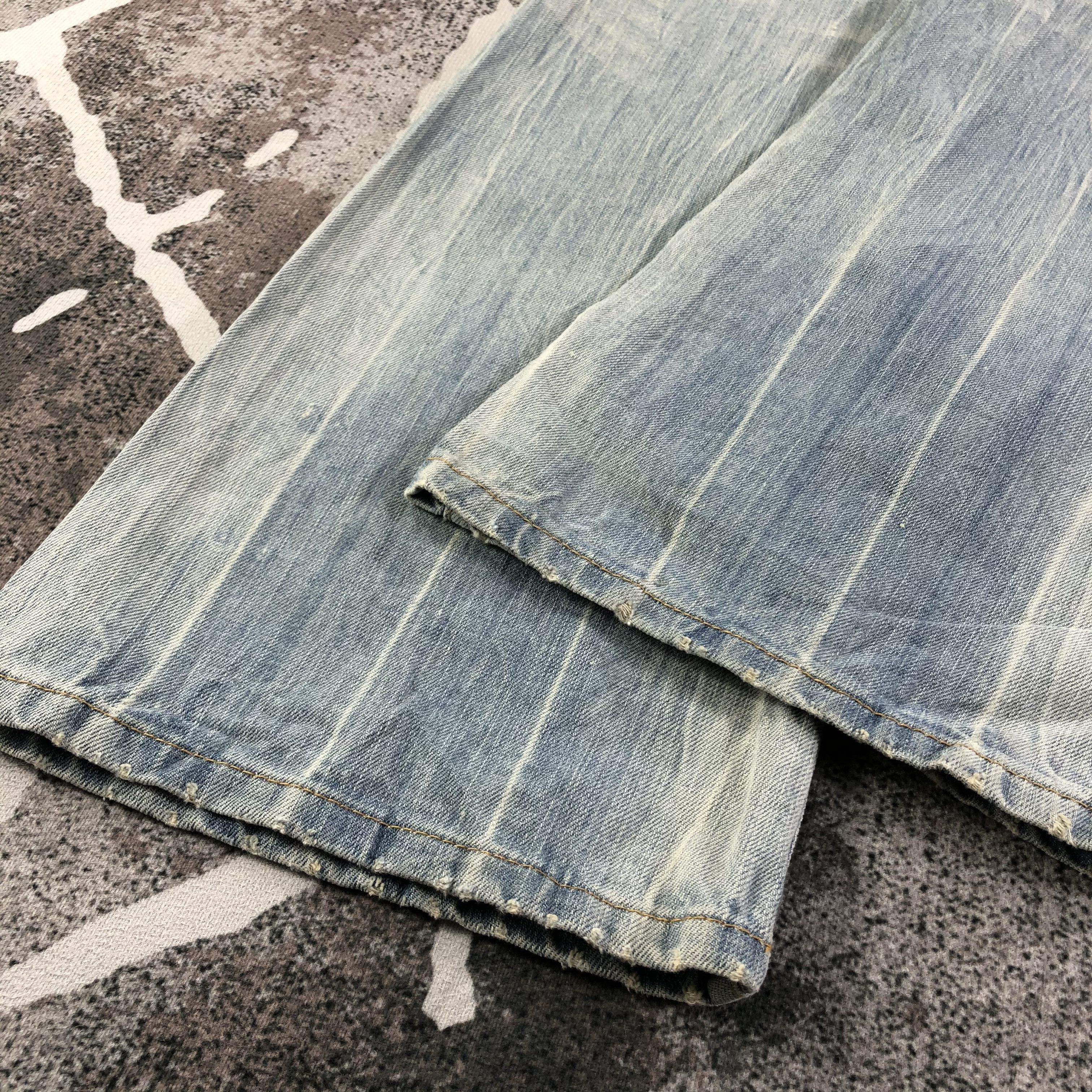 Japanese Brand Japanese Brand Agata Label Jeans Blue Flare Denim KJ1762 Size US 34 / EU 50 - 5 Thumbnail
