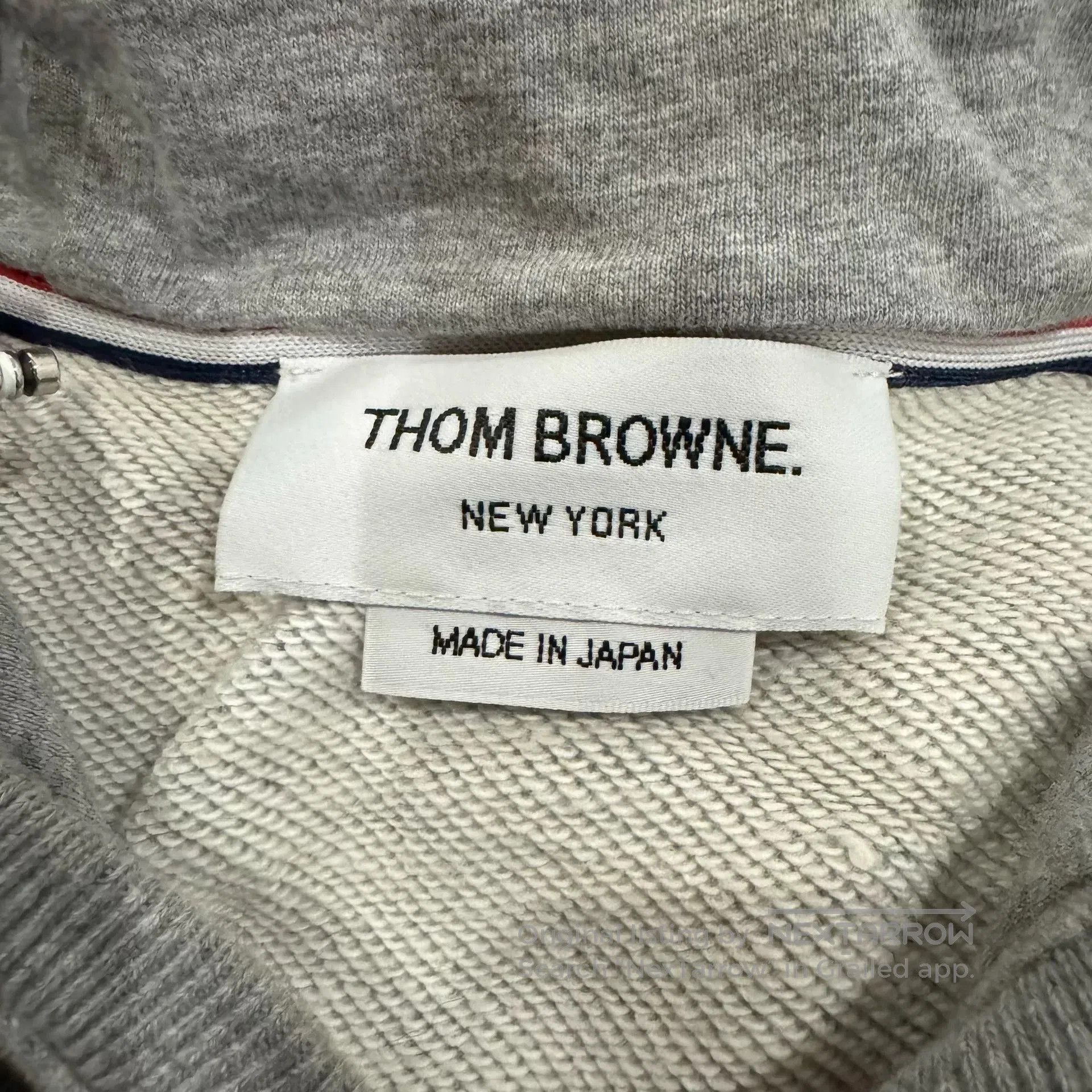 Thom Browne Thom Browne Gray Zip Hoodie. Size US M / EU 48-50 / 2 - 5 Thumbnail