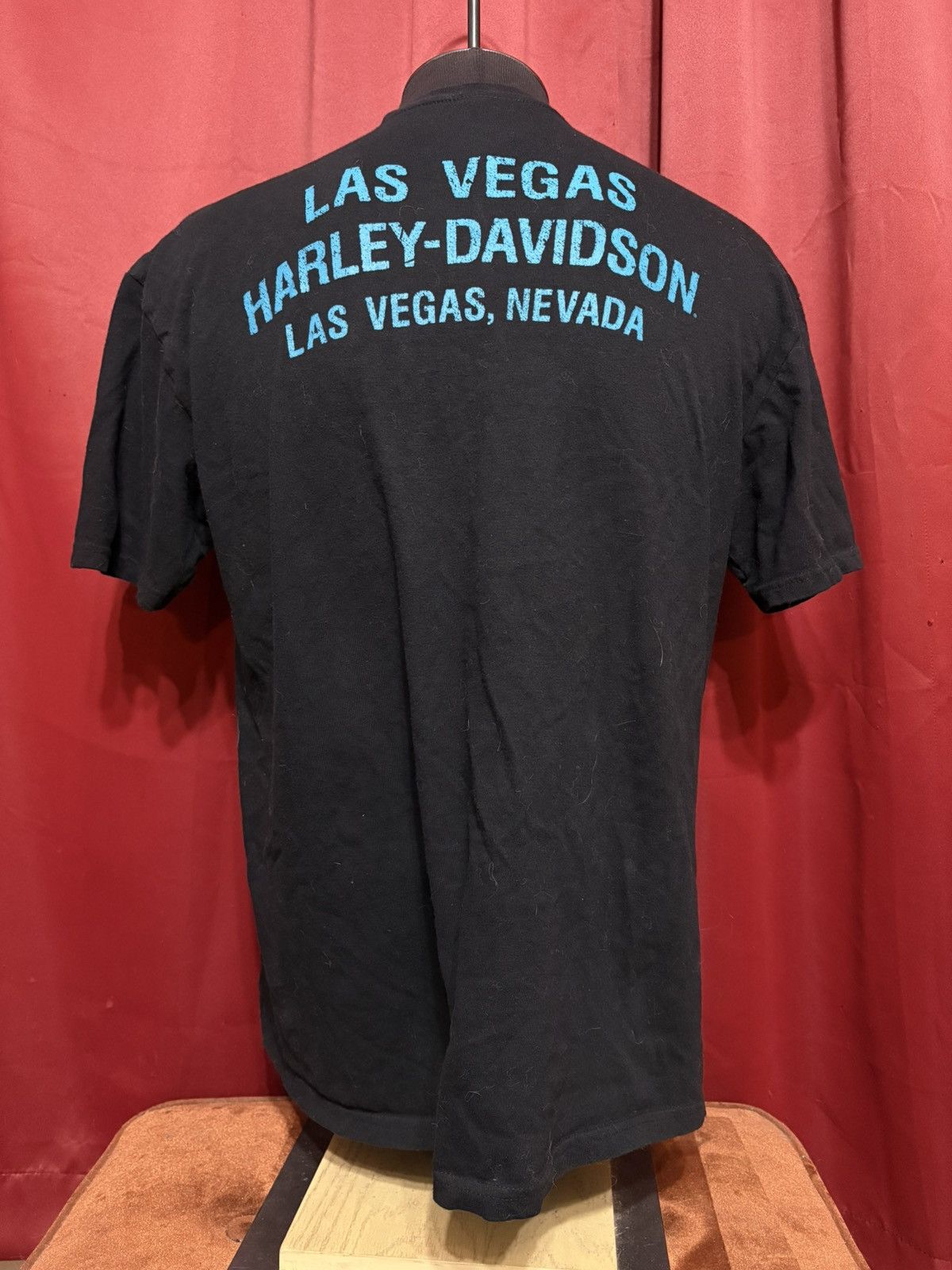 Harley Davidson Harley Davidson Tshirt Grim Reaper Las Vegas Biker Tee Grail Size US XL / EU 56 / 4 - 4 Thumbnail