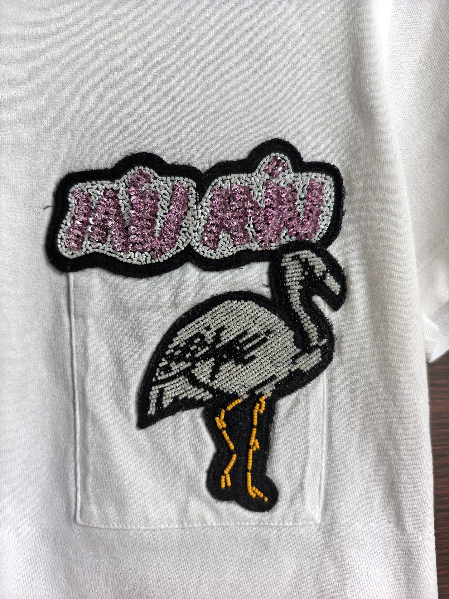 Miu Miu MIU MIU Flamingo Tee S 46+ Elastic Dry Cleaned New Size S / US 4 / IT 40 - 2 Thumbnail