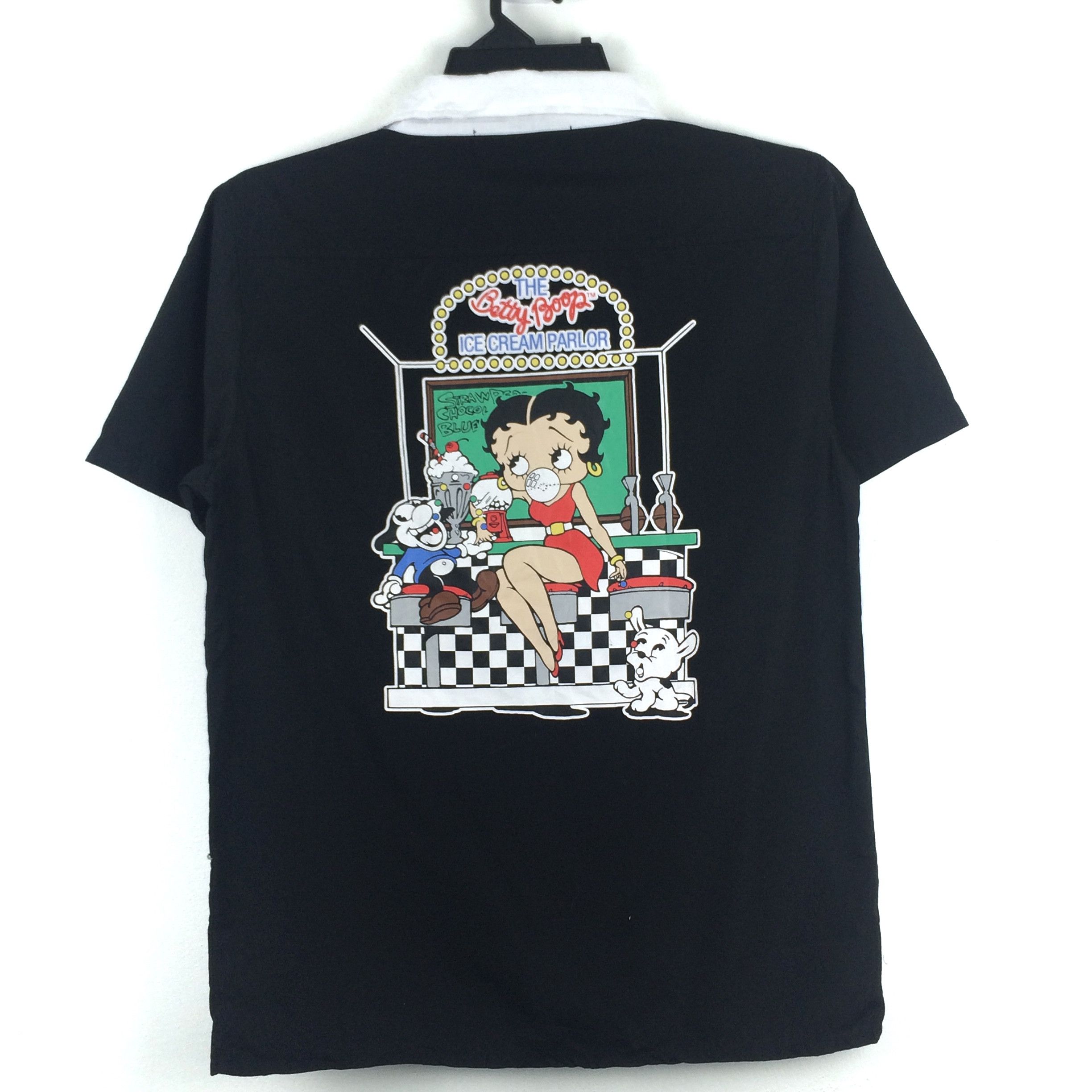 Cartoon Network × Vintage i41 RARE! BETTY BOOP VTG BOWLING SHIRT Size US M / EU 48-50 / 2 - 1 Thumbnail