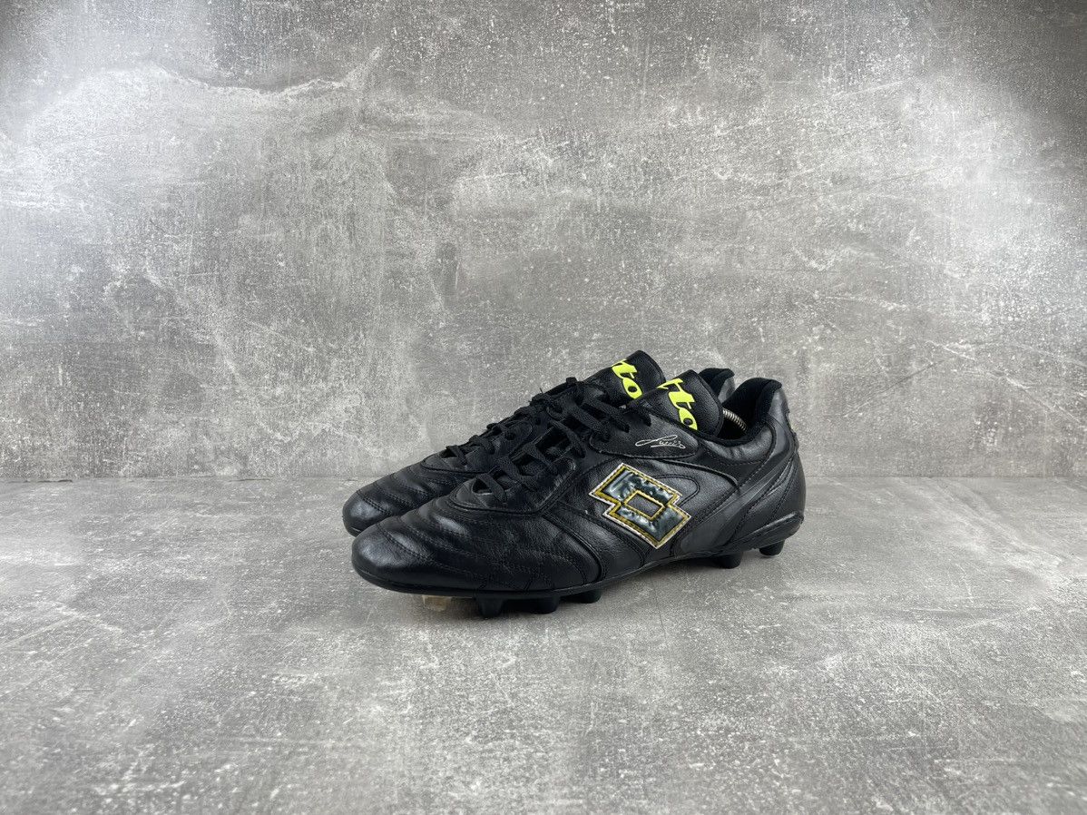 Lotto Sport × Vintage Lotto Calcio Ruud Gullit 00s Black Leather Soccer Sneakers Size US 13 / EU 46 - 1 Thumbnail