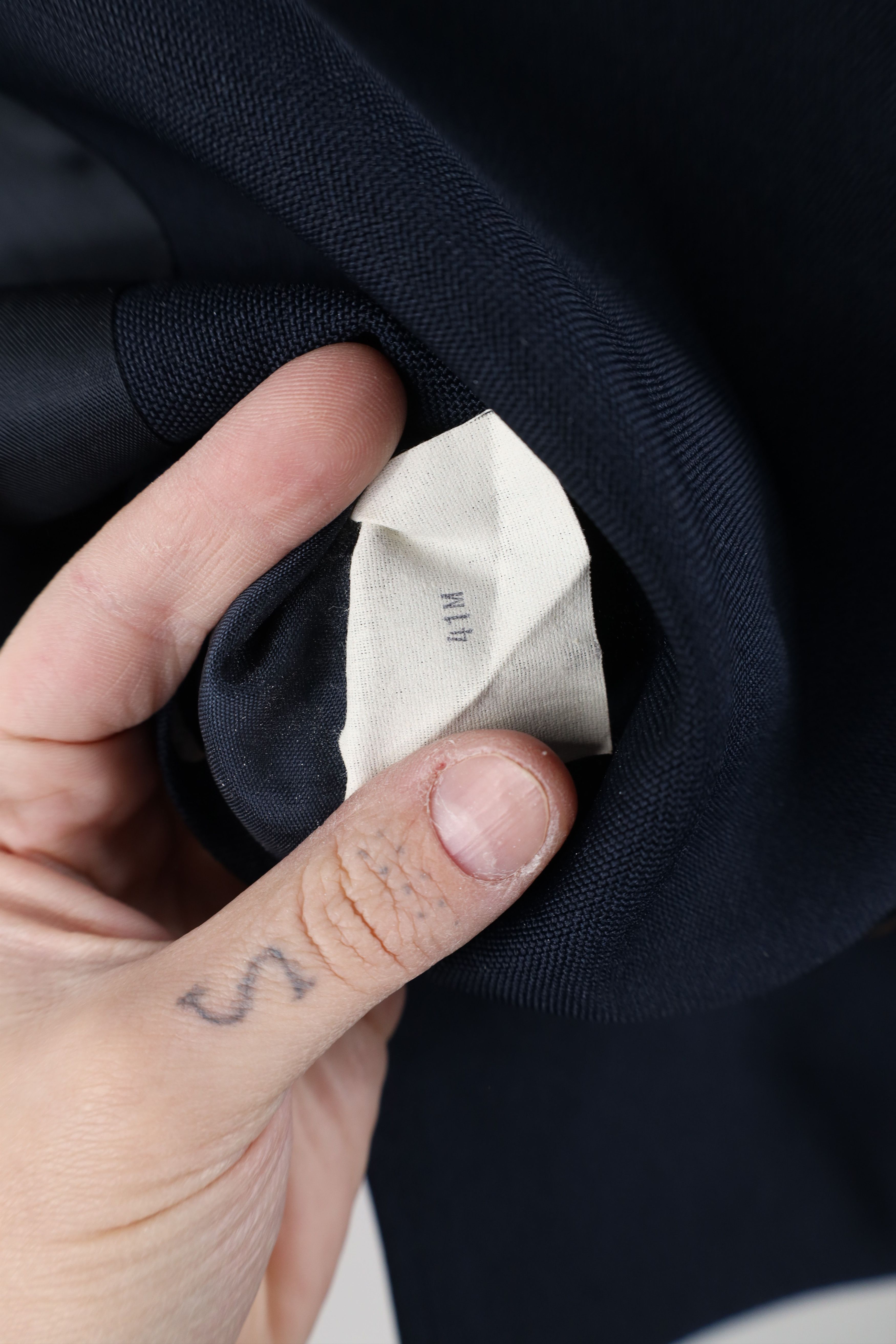 Vintage Vintage 70s Streetwear Button Suit Vest Jacket Navy Blue Size US L / EU 52-54 / 3 - 5 Thumbnail