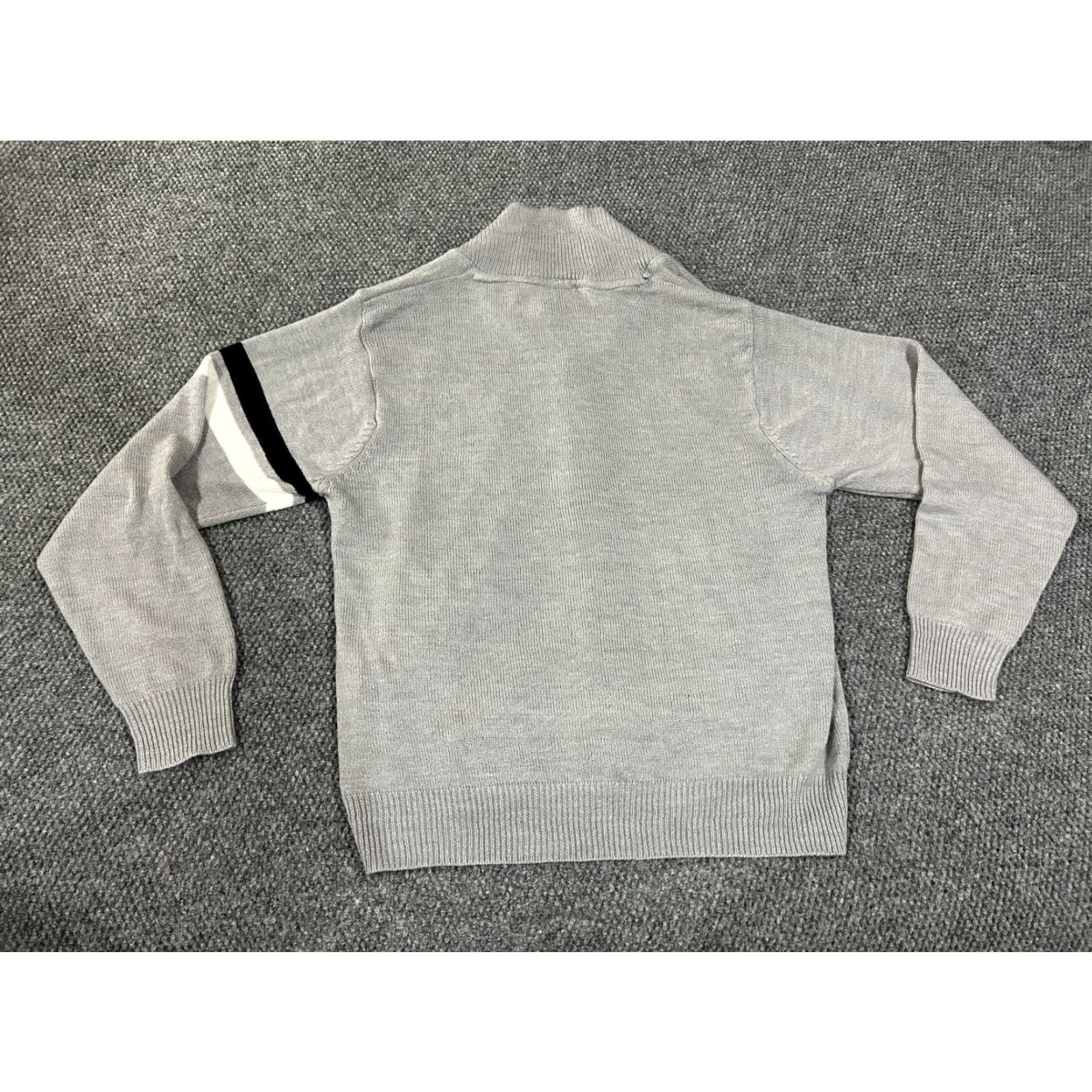Vintage VINTAGE Mecca Cardigan Sweater Mens XL Gray Knit Button Logo 2K Hip Hop London Modern Casual Winter Fall Spring Size US XL / EU 56 / 4 - 7 Thumbnail