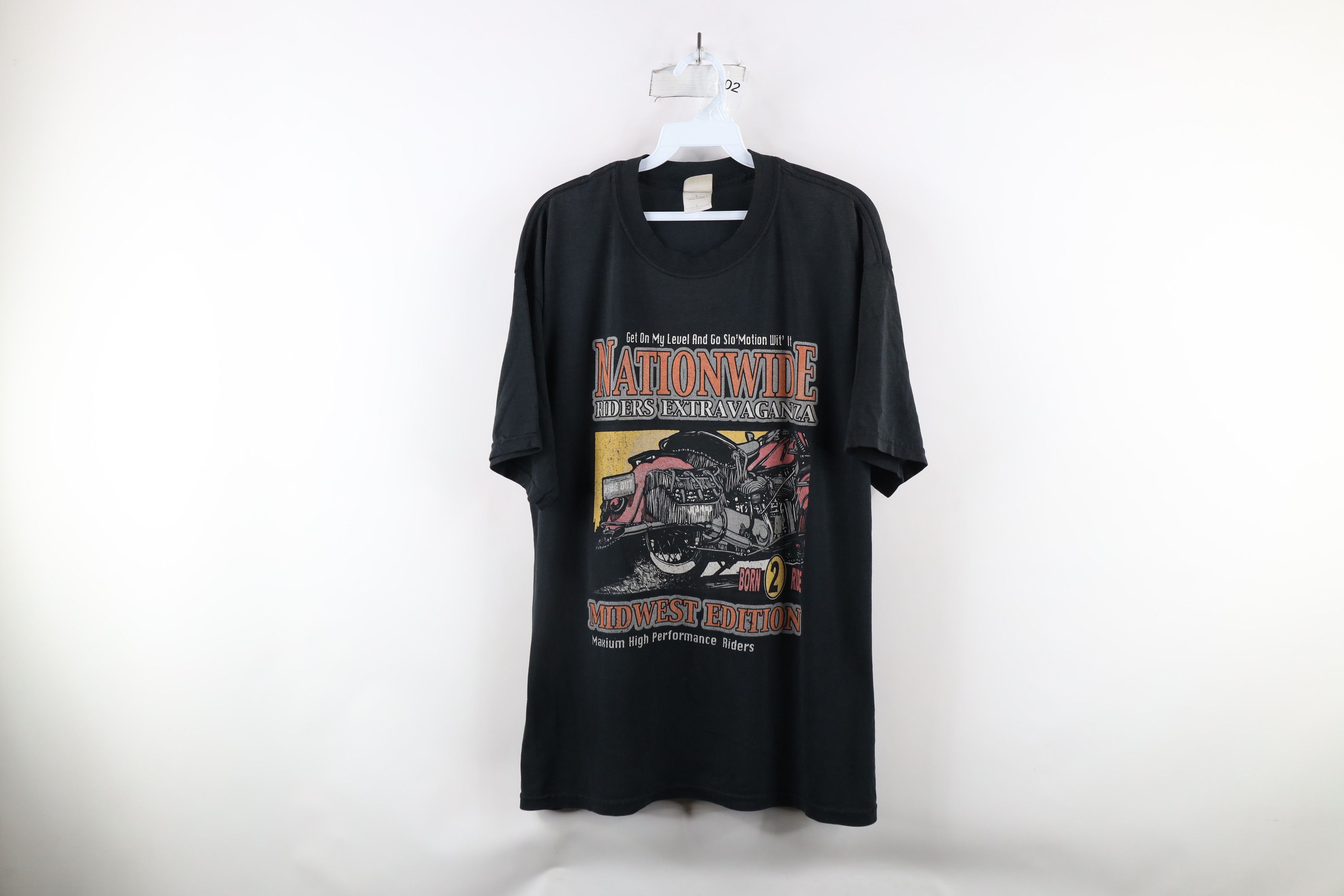Vintage Vintage 90s Riders Extravaganza Motorcycle T-Shirt Size US L / EU 52-54 / 3 - 1 Thumbnail