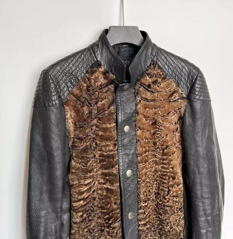 Gucci Gucci Buffalo Leather Fur Jacket-2507 Size US L / EU 52-54 / 3 - 8 Thumbnail
