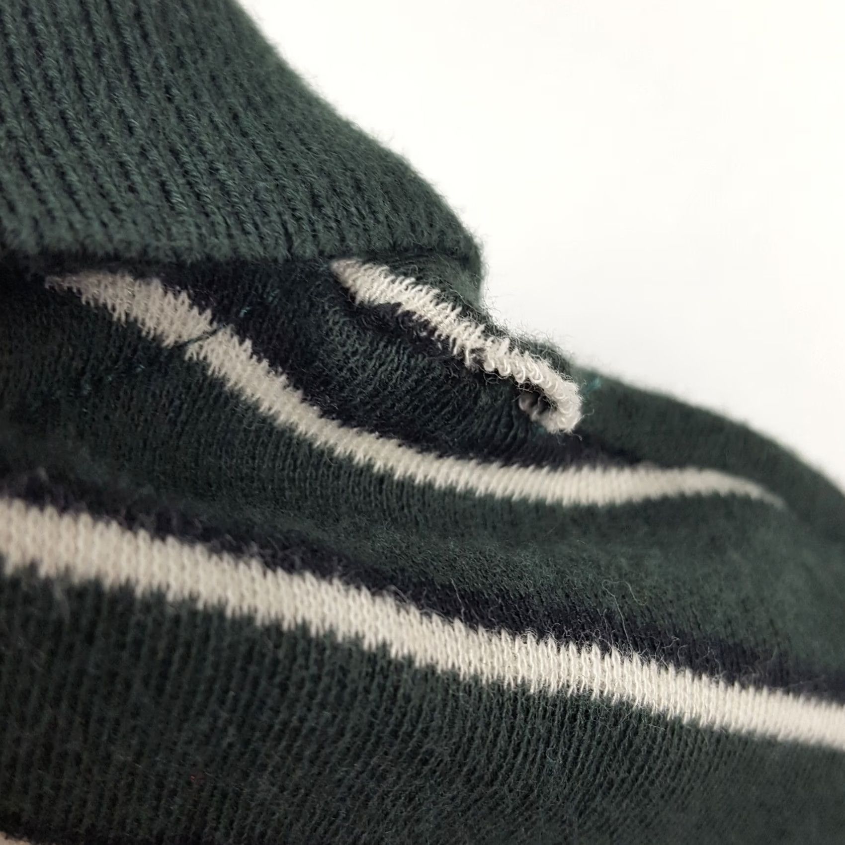 Vintage Duck Head Striped Green Polo Shirt Men's XL Outdoor Work Polo Shirt Button Vintage 90s Casual Hats? Size US XL / EU 56 / 4 - 6 Thumbnail