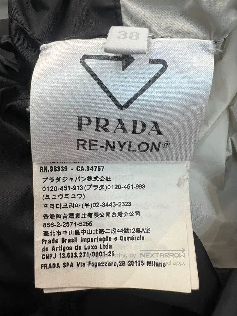 Prada Prada Black and white colour-blocked short coat Size XS / US 0-2 / IT 36-38 - 4 Thumbnail