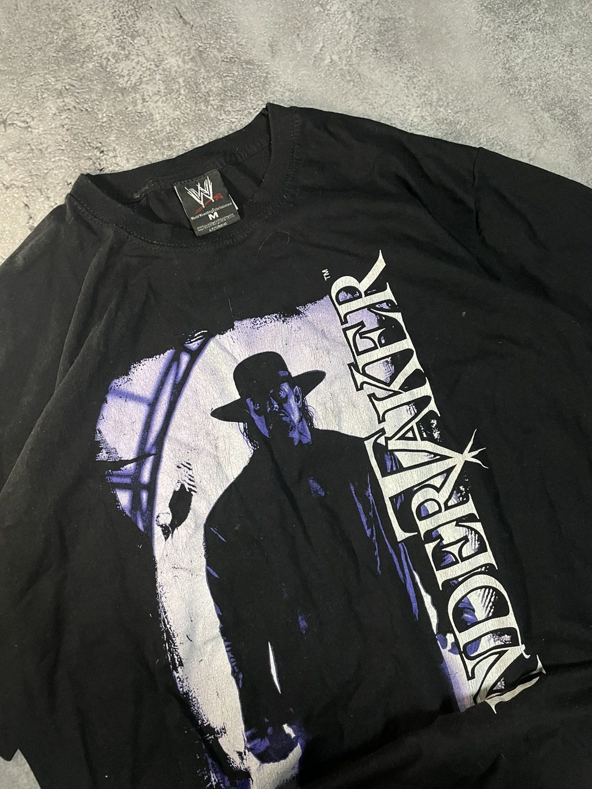 WWE Vtg 90s Undertaker WWE "See U On The Other Side" Graphic Tee Size US M / EU 48-50 / 2 - 2 Thumbnail